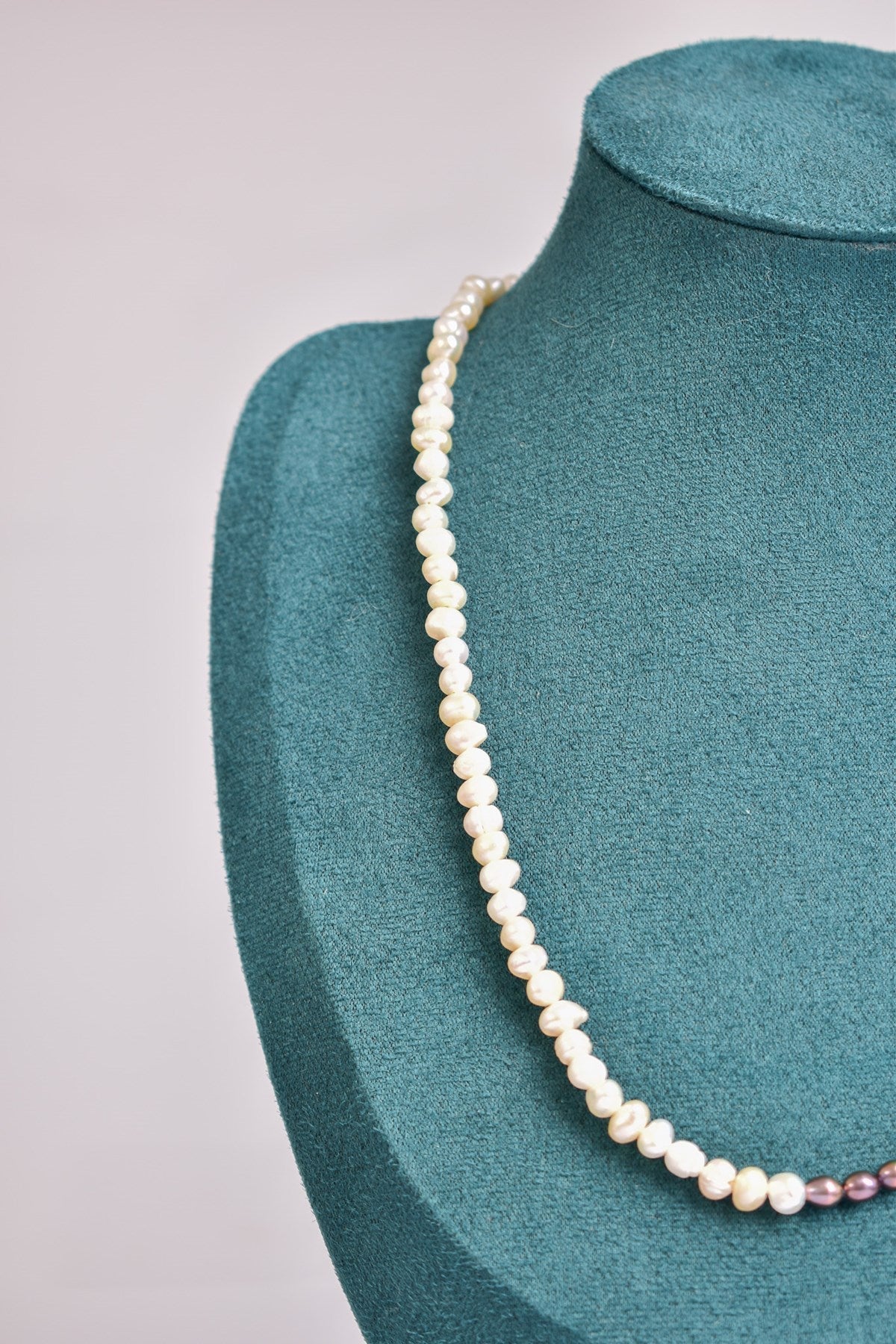Laboratory Certified Black & White Ocean Pearl Necklace