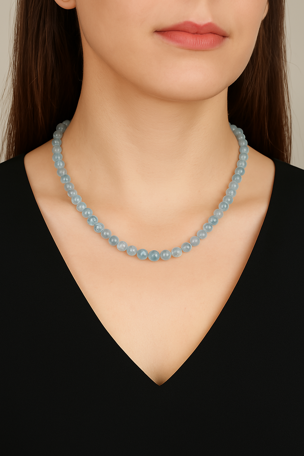 Laboratory Certified Topaz Natural Stone Necklace