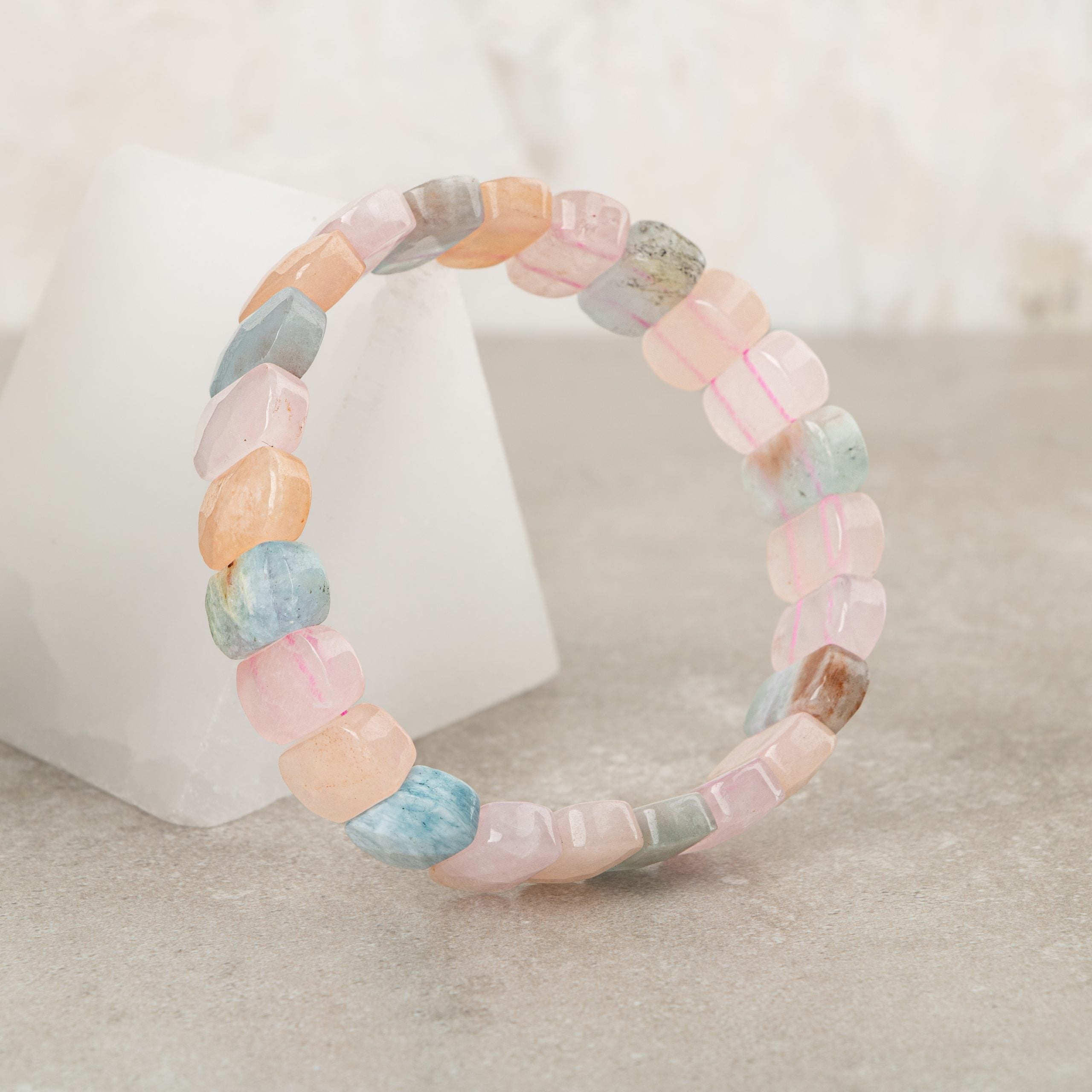 Certified Heliodor (Helidor) Wide Cut Natural Gemstone Bracelet