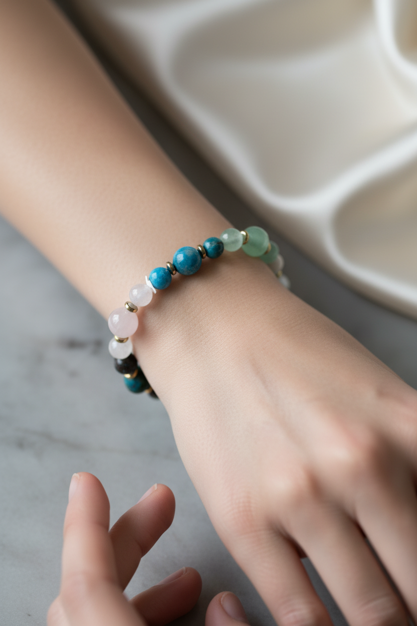 Laboratory Certified Gemini Zodiac Natural Stone Bracelet