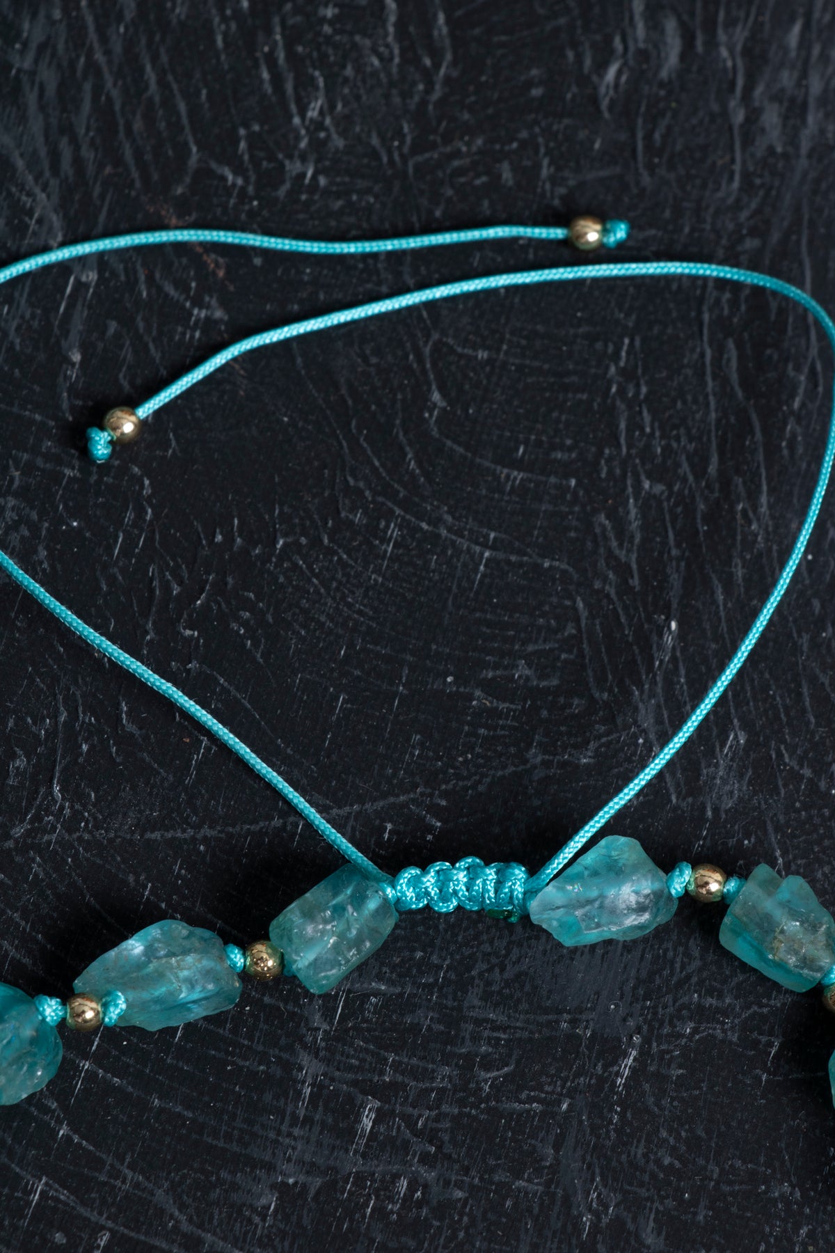 Laboratory Certified Hematite & Apatite Natural Stone Necklace