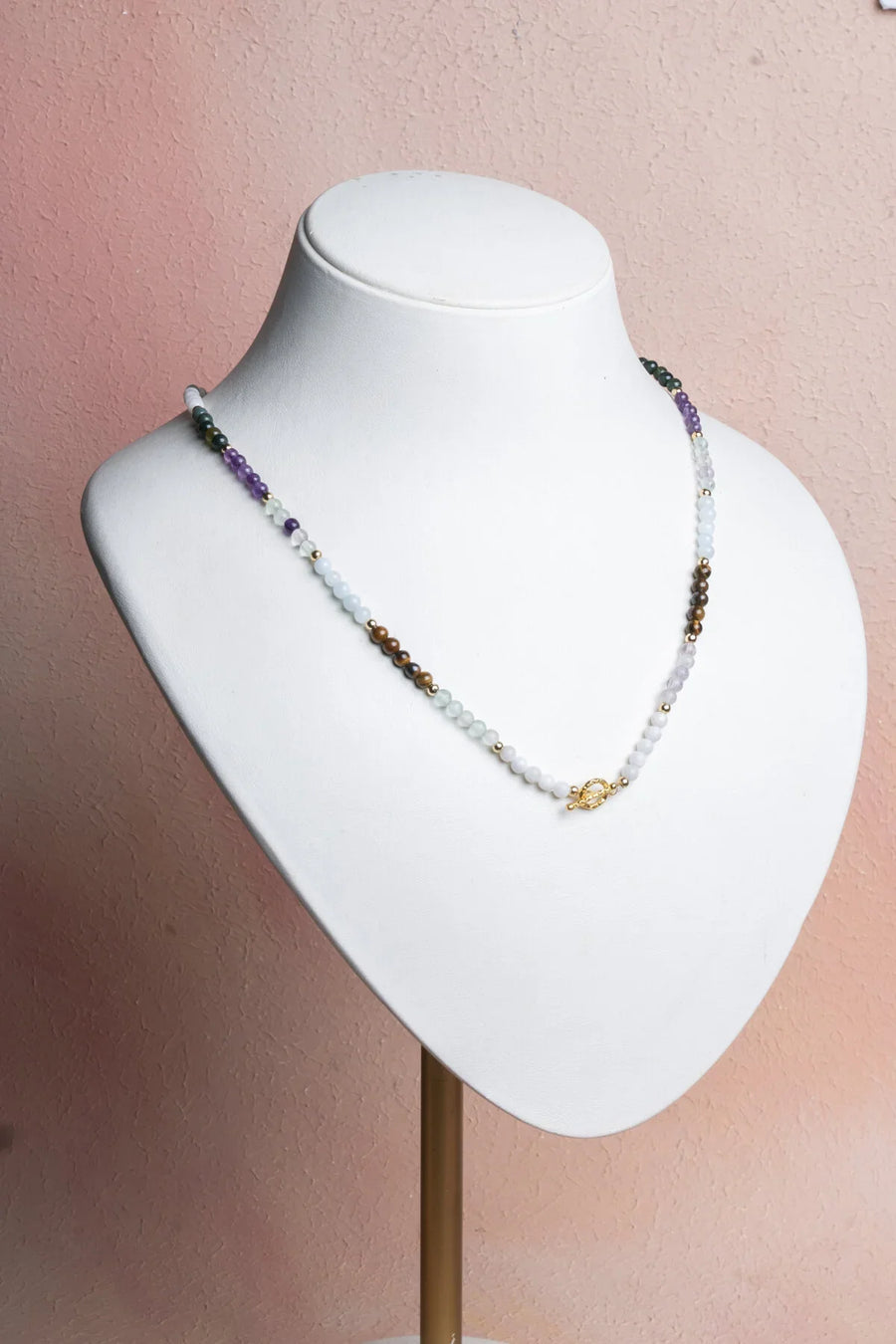 Laboratory Certified Cancer Zodiac Natural Stone Necklace