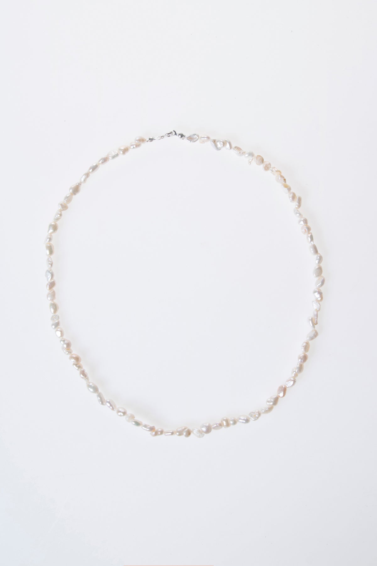 Laboratory Certified Pearl Natural Stone Necklace
