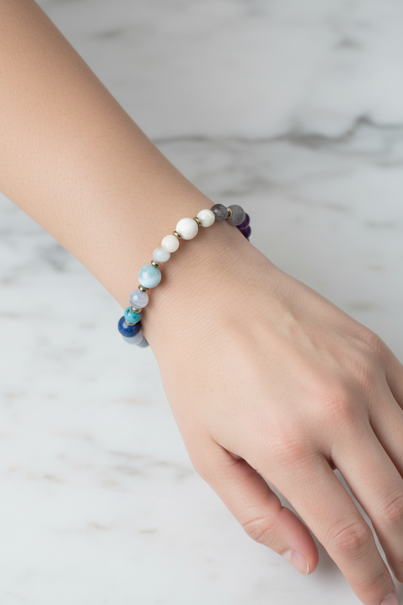 Laboratory Certified Sagittarius Zodiac Natural Stone Bracelet