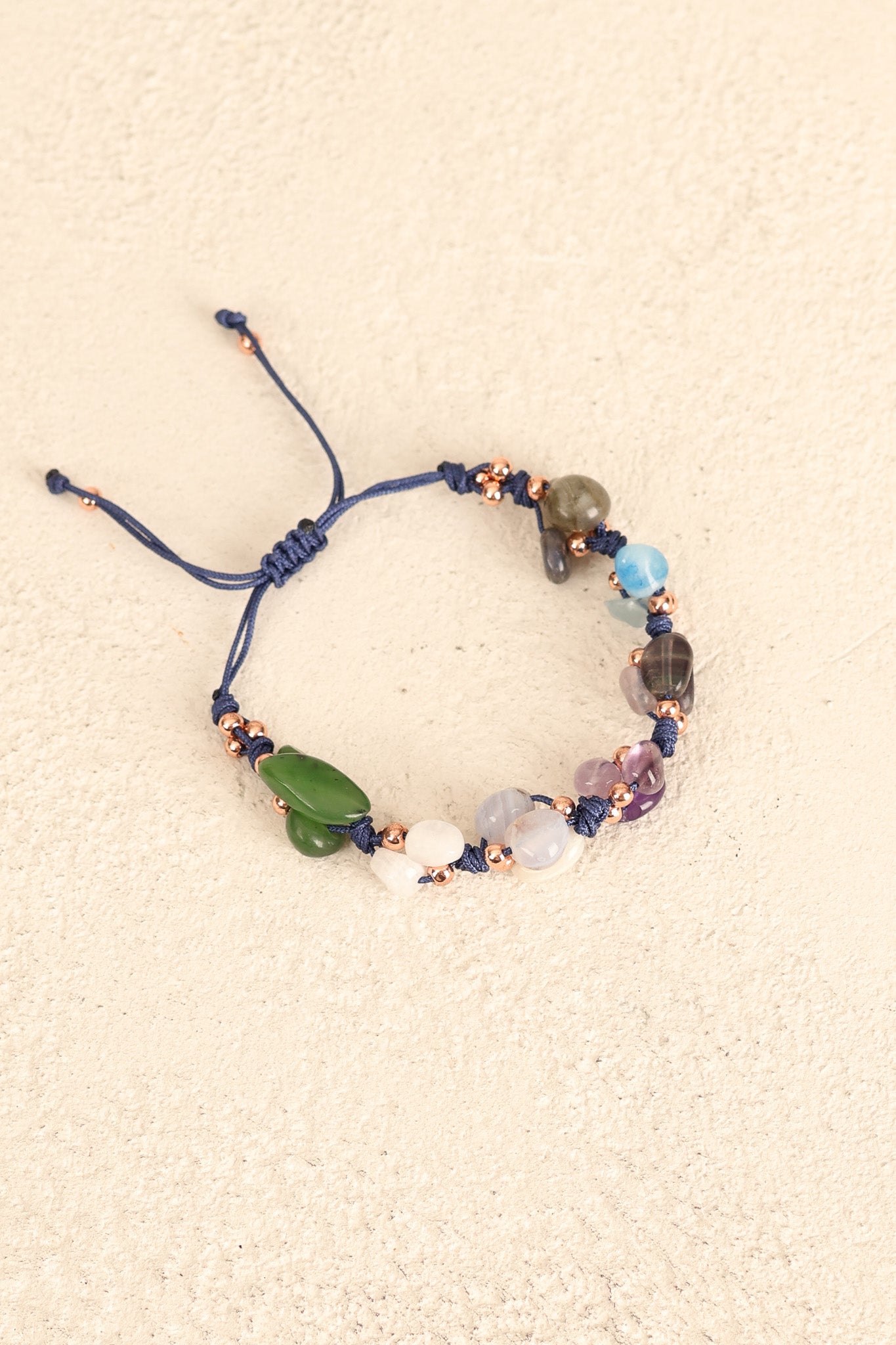 Laboratory Certified Aquarius Zodiac Natural Stone Bracelet