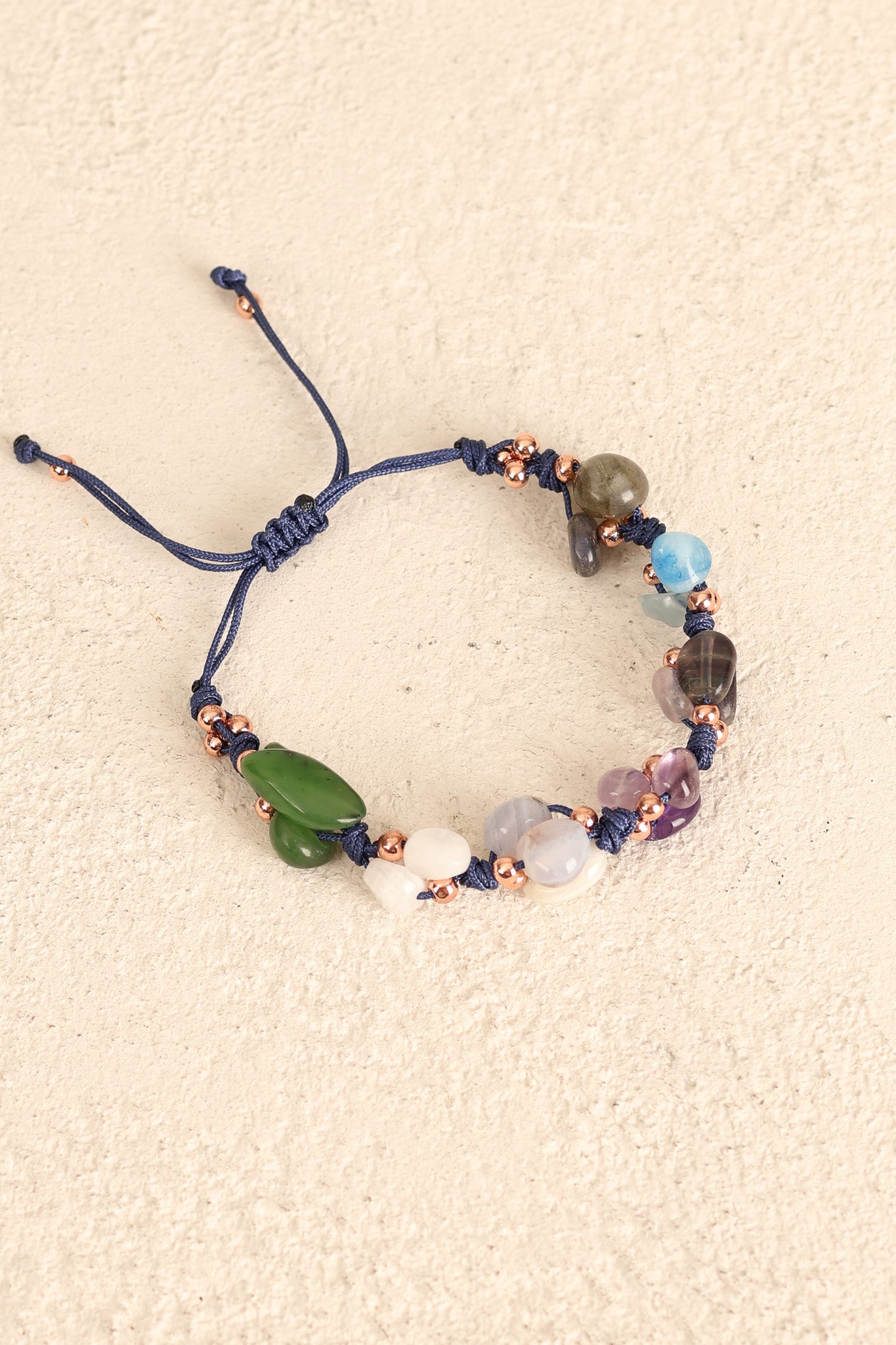 Laboratory Certified Aquarius Zodiac Natural Stone Bracelet