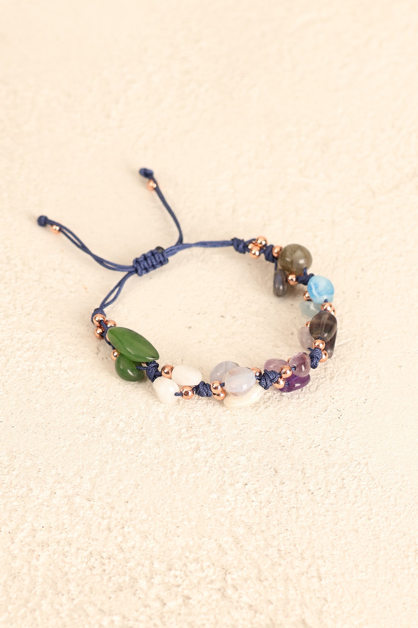 Laboratory Certified Aquarius Zodiac Natural Stone Bracelet