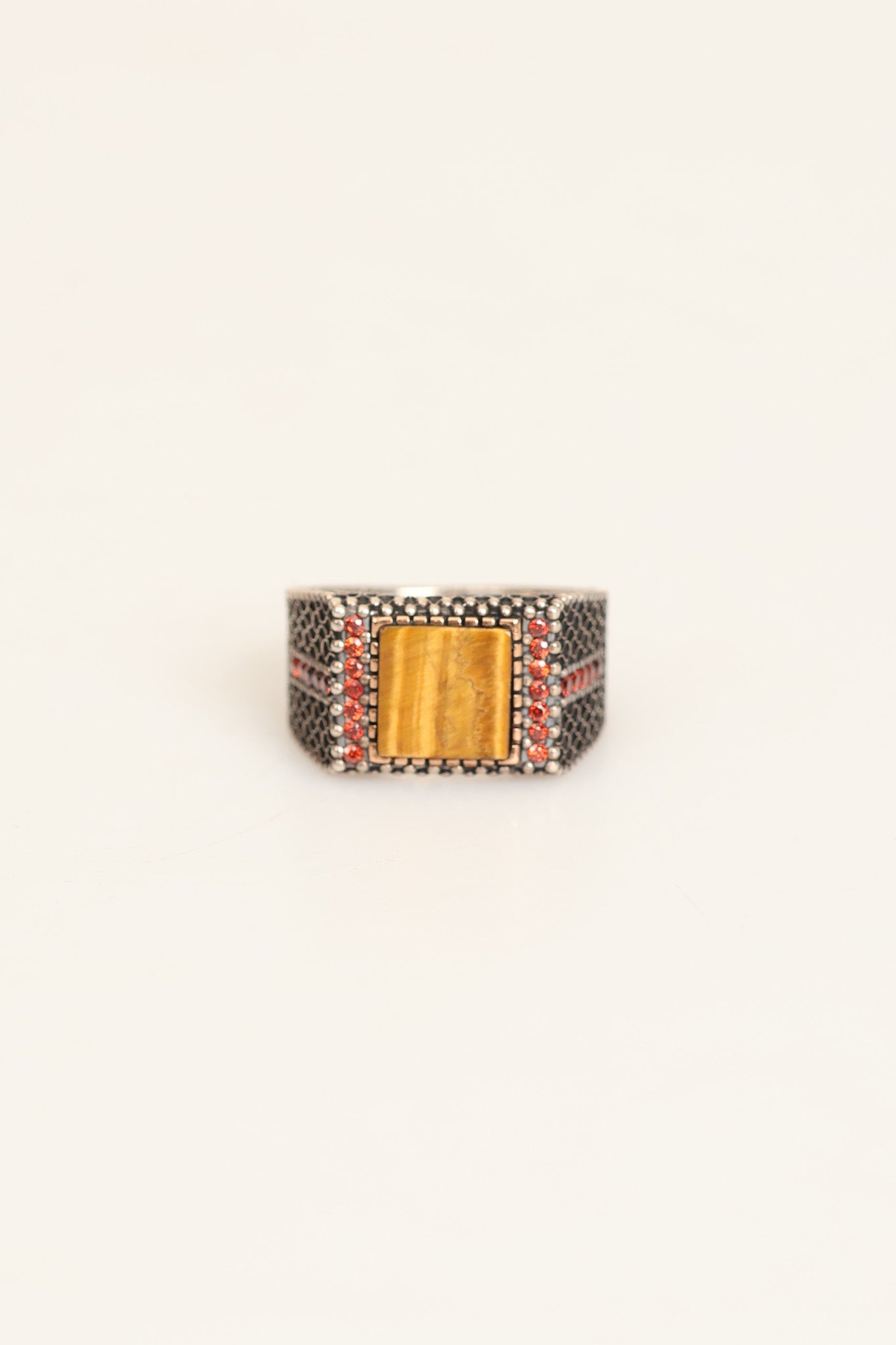 Laboratory Certified Natural Tiger’s Eye 925 Sterling Silver Ring