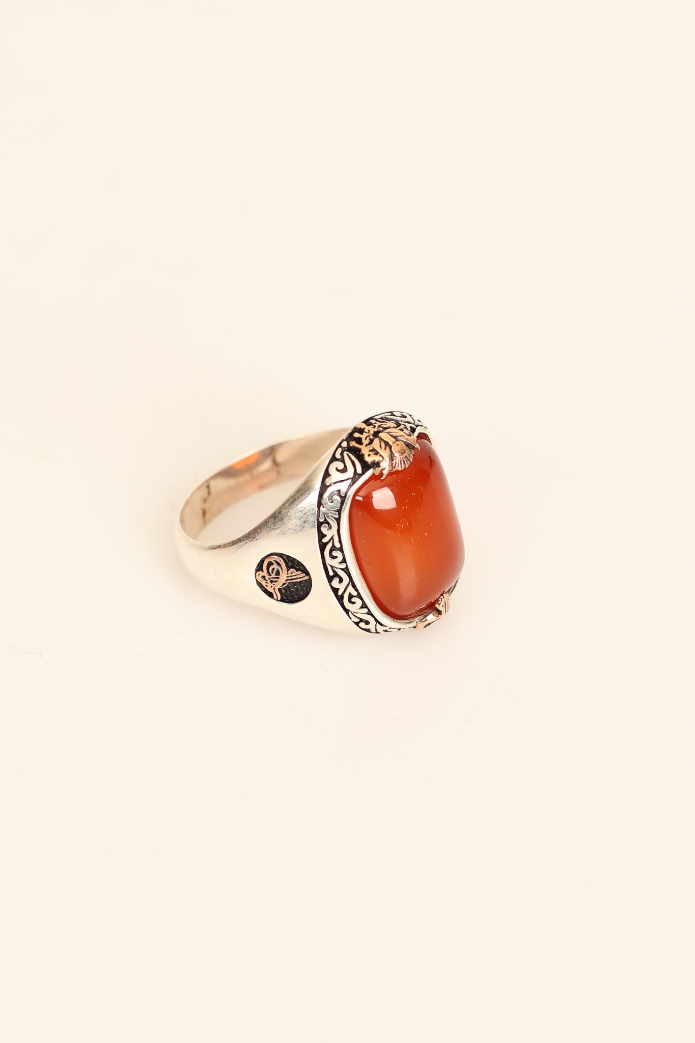 Laboratory Certified Natural Agate 925 Sterling Silver Ring