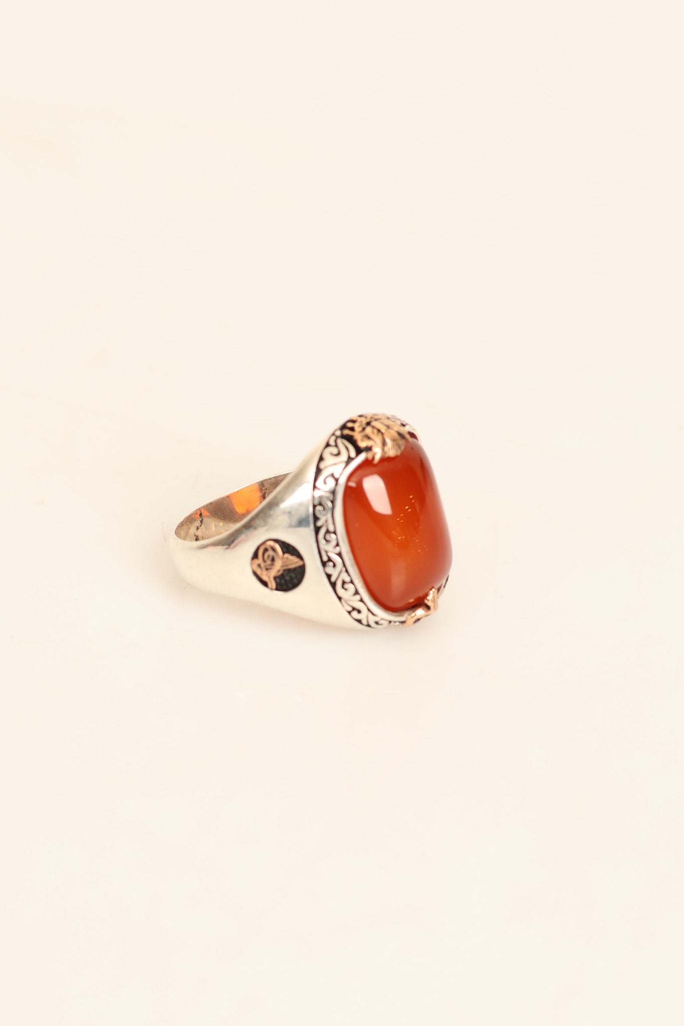 Laboratory Certified Natural Agate 925 Sterling Silver Ring