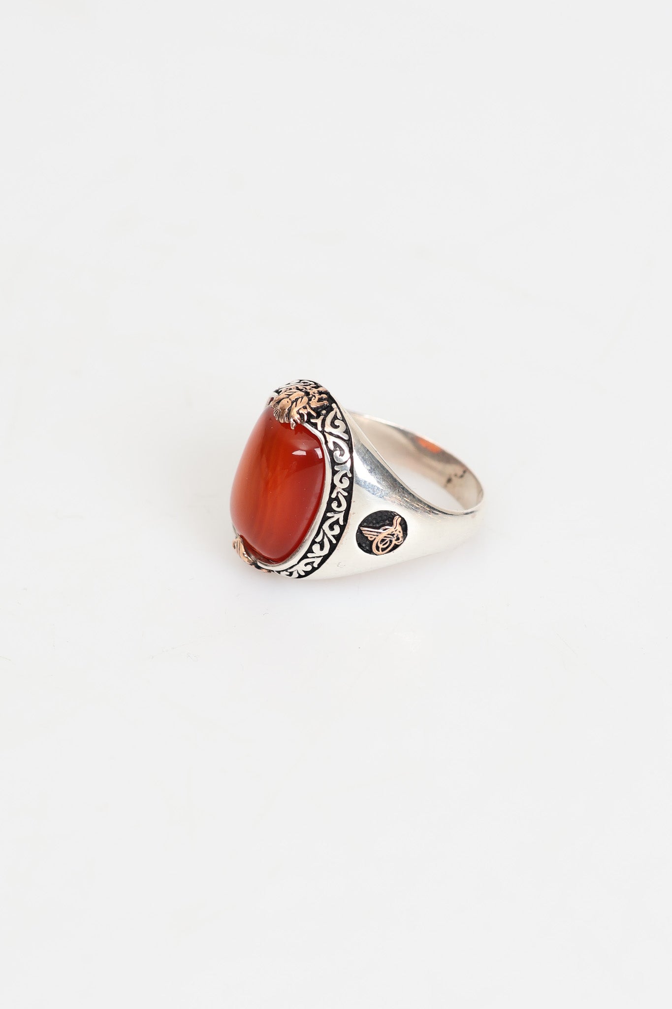 Laboratory Certified Natural Agate 925 Sterling Silver Ring