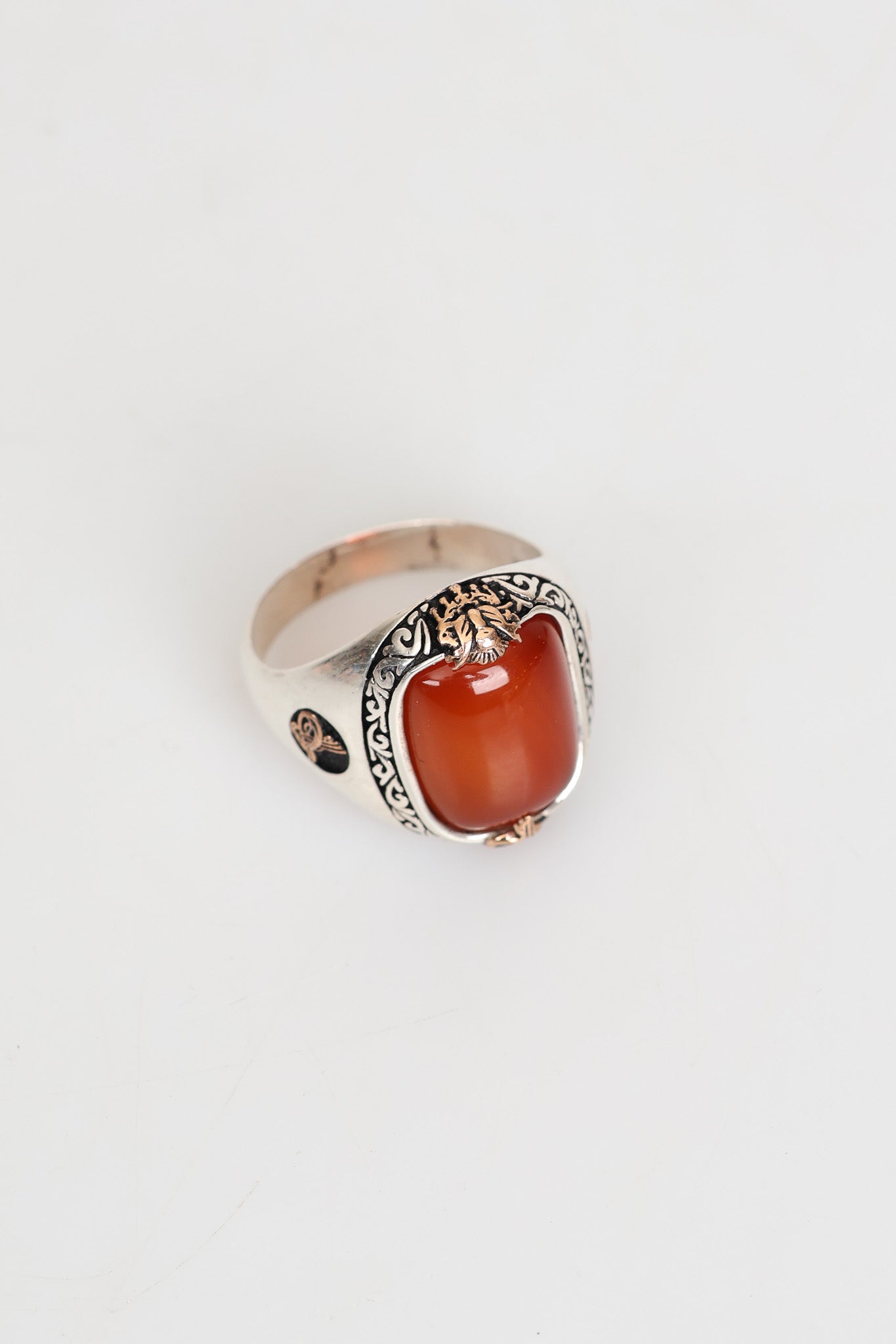 Laboratory Certified Natural Agate 925 Sterling Silver Ring