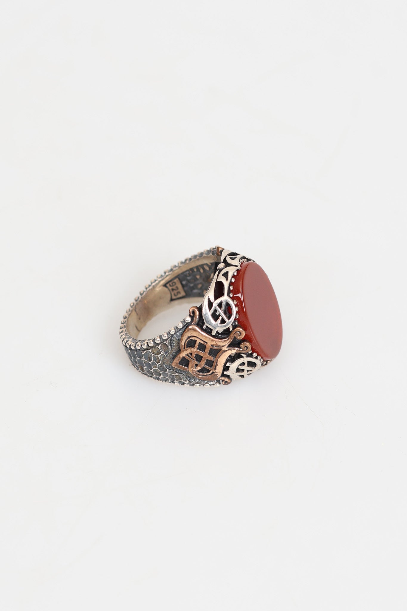 Laboratory Certified Natural Agate 925 Sterling Silver Ring