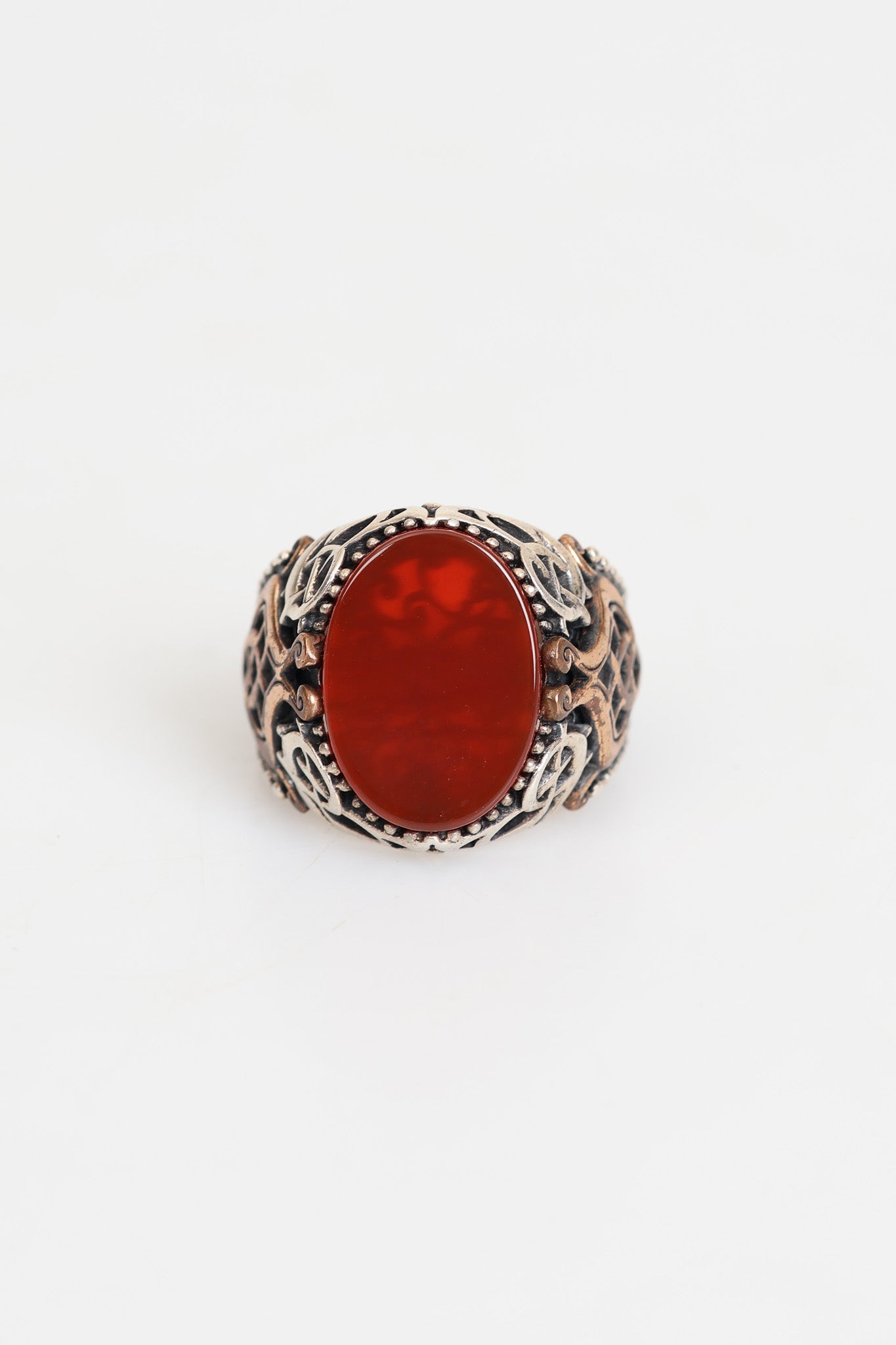 Laboratory Certified Natural Agate 925 Sterling Silver Ring