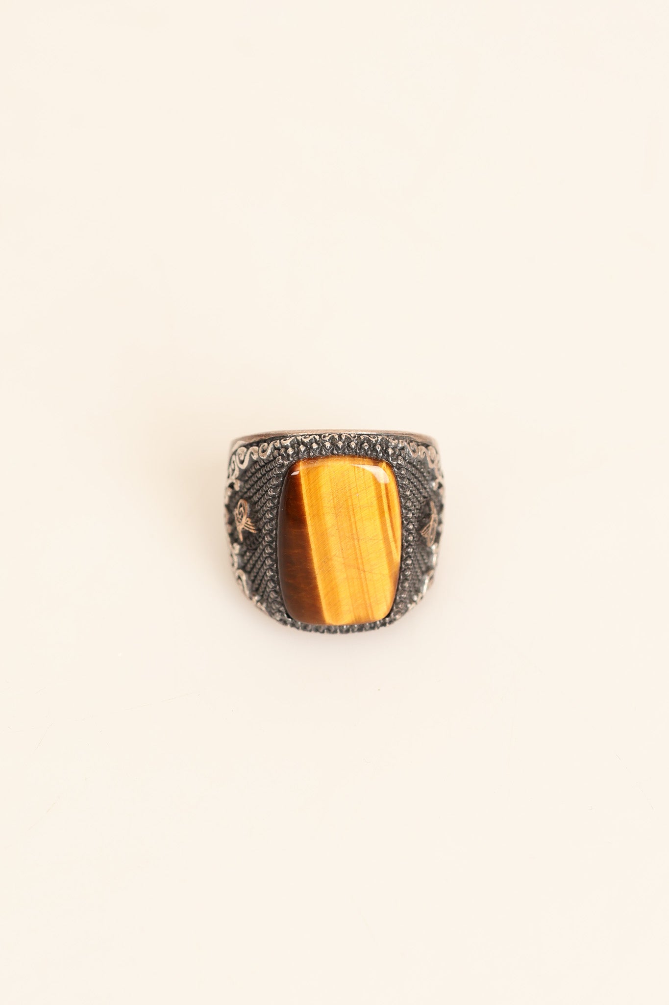 Laboratory Certified Natural Tiger’s Eye 925 Sterling Silver Ring