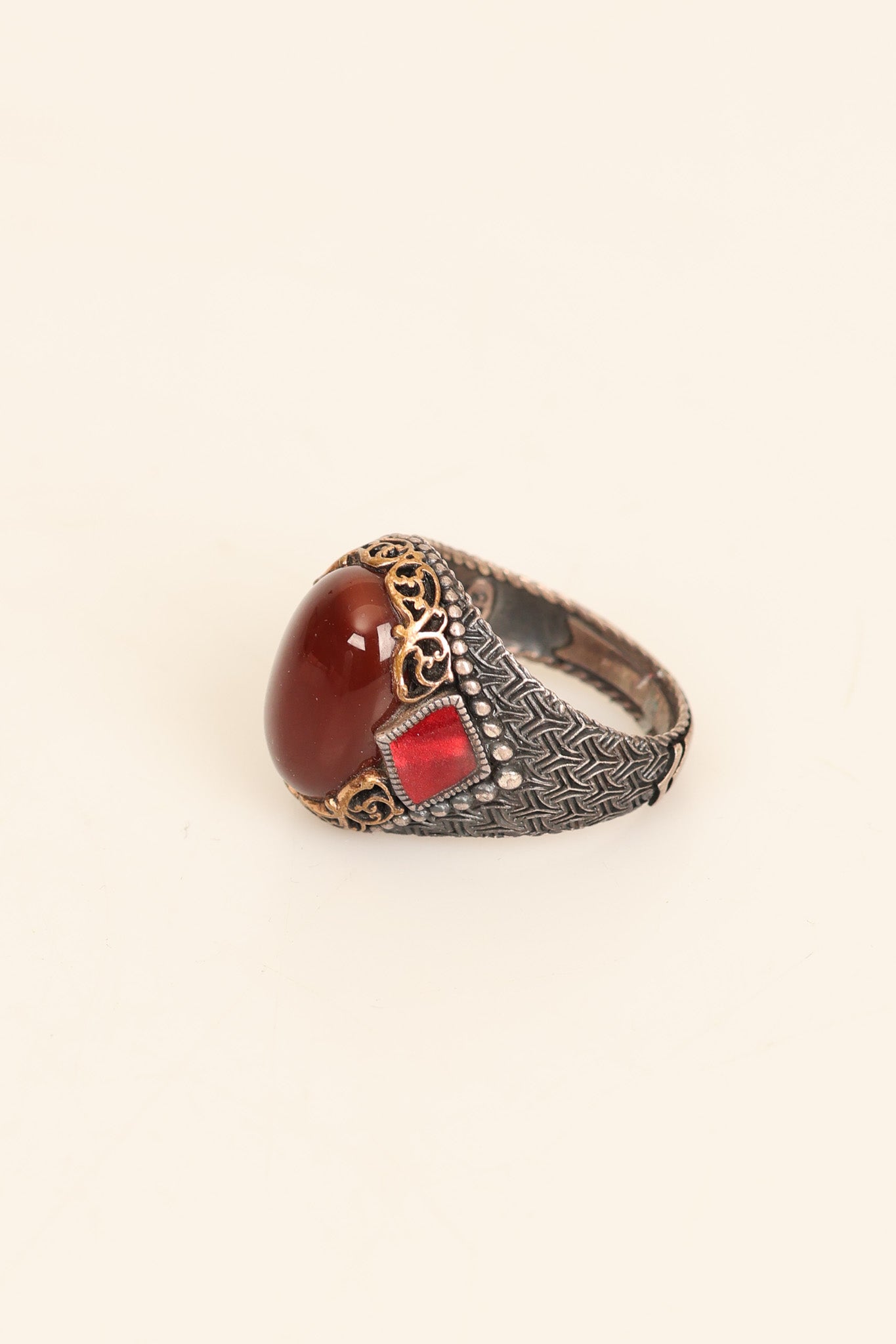 Laboratory Certified Natural Agate 925 Sterling Silver Ring
