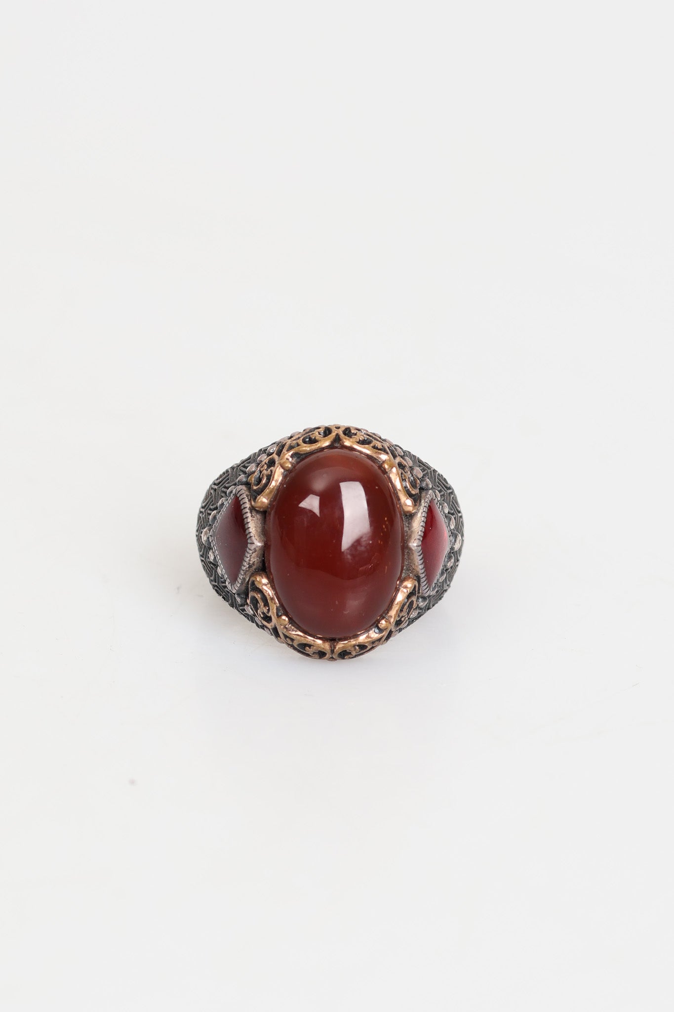 Laboratory Certified Natural Agate 925 Sterling Silver Ring