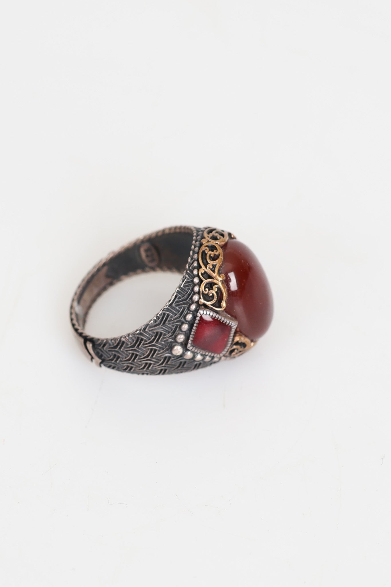 Laboratory Certified Natural Agate 925 Sterling Silver Ring