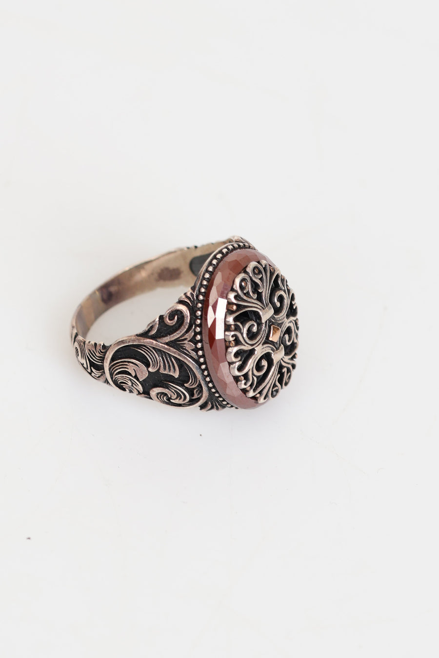 Laboratory Certified Natural Agate 925 Sterling Silver Ring