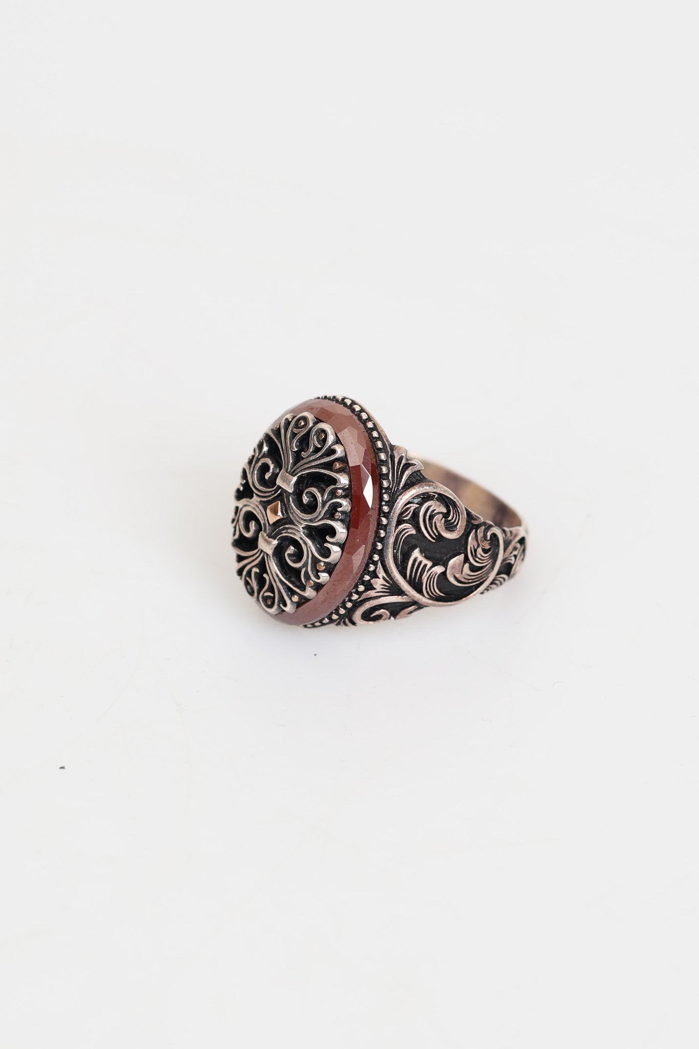 Laboratory Certified Natural Agate 925 Sterling Silver Ring