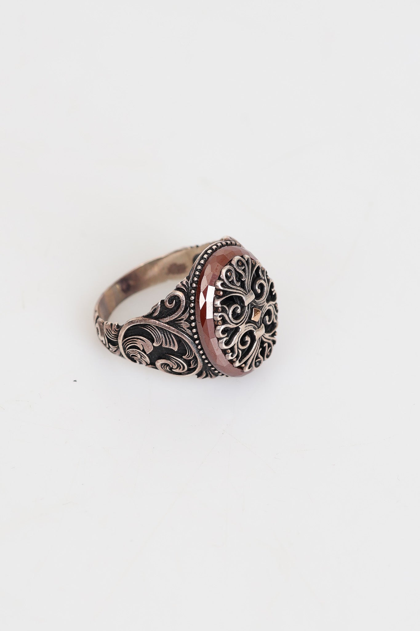 Laboratory Certified Natural Agate 925 Sterling Silver Ring