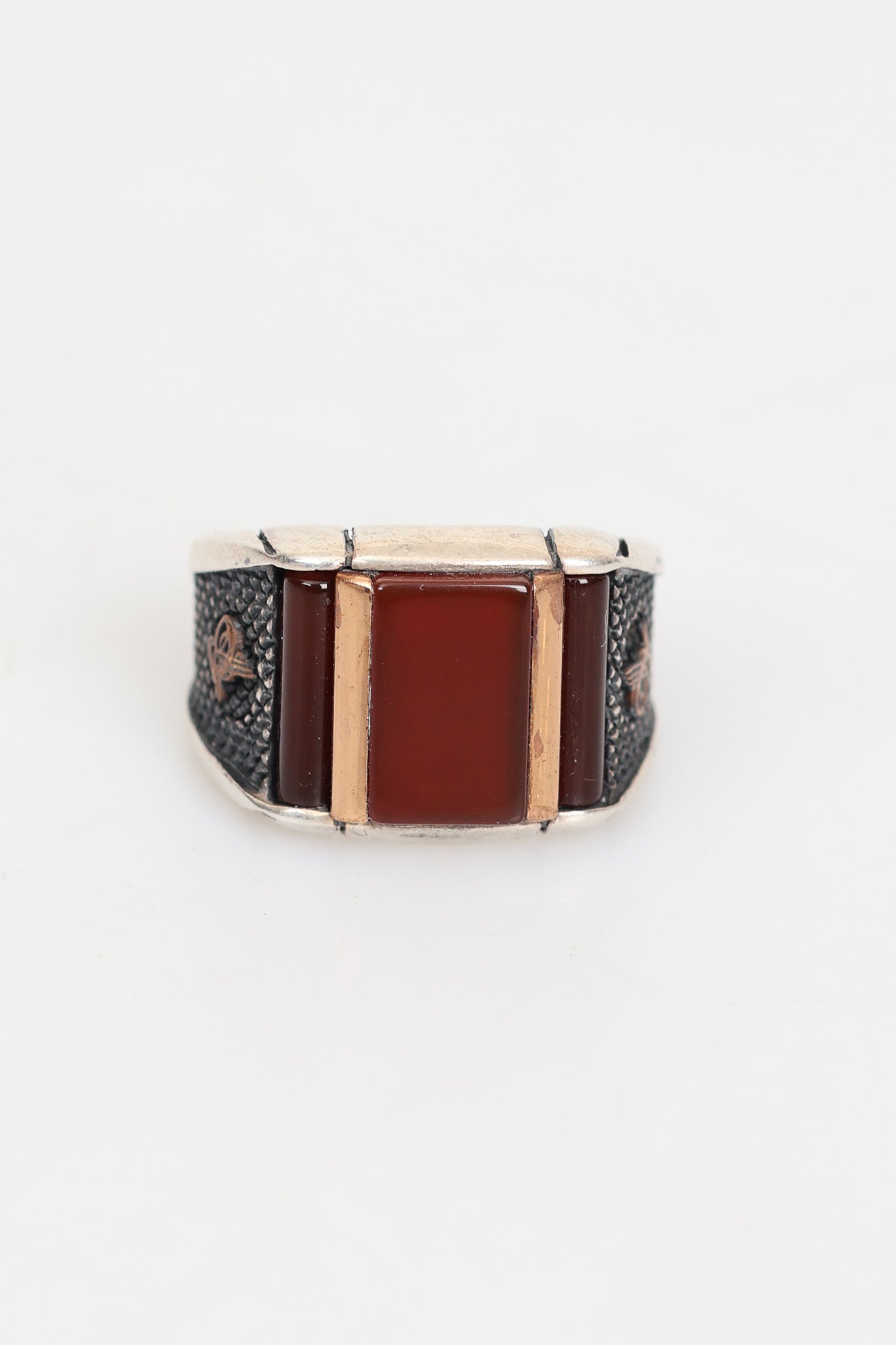 Laboratory Certified Natural Agate 925 Sterling Silver Ring
