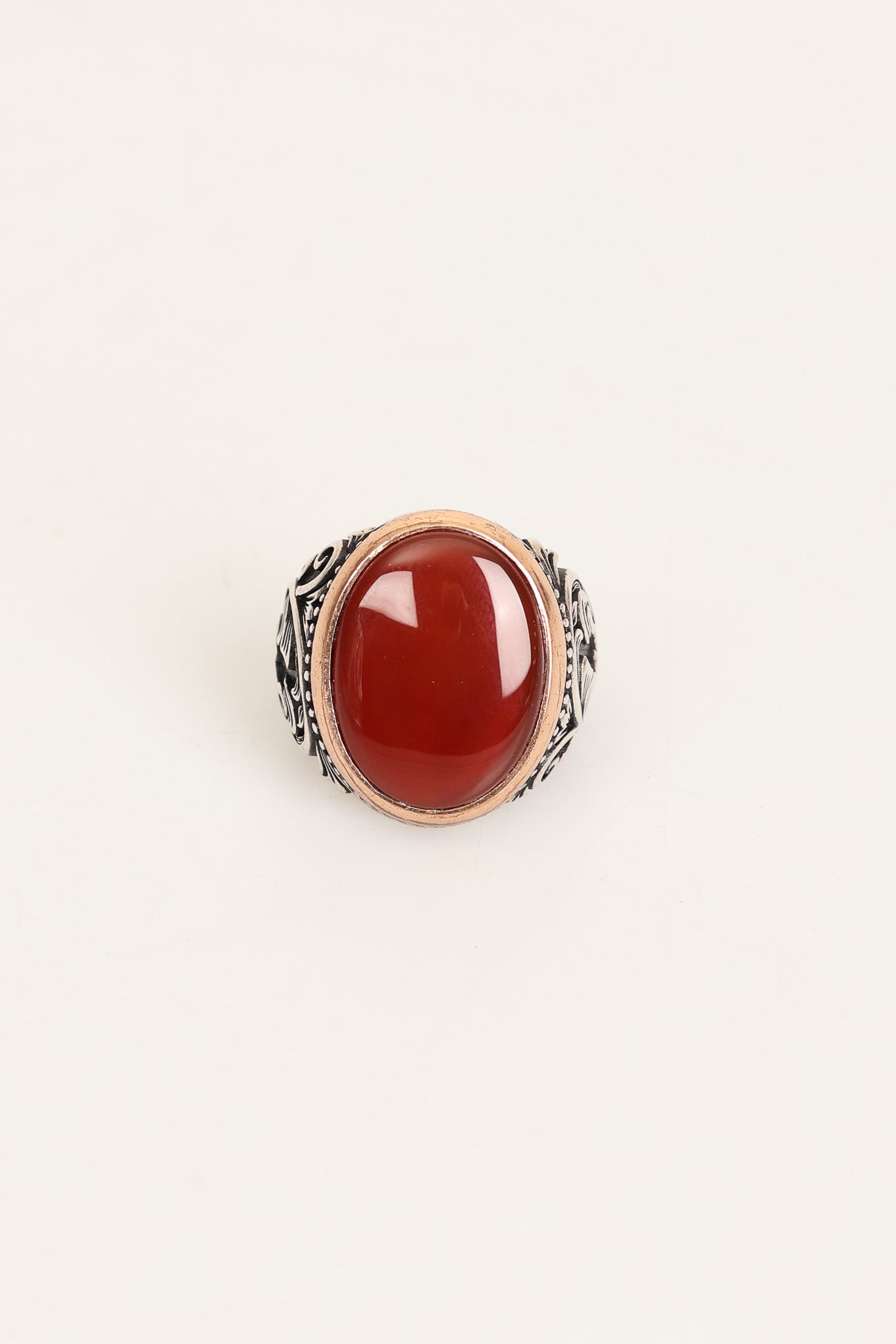 Laboratory Certified Natural Agate 925 Sterling Silver Ring