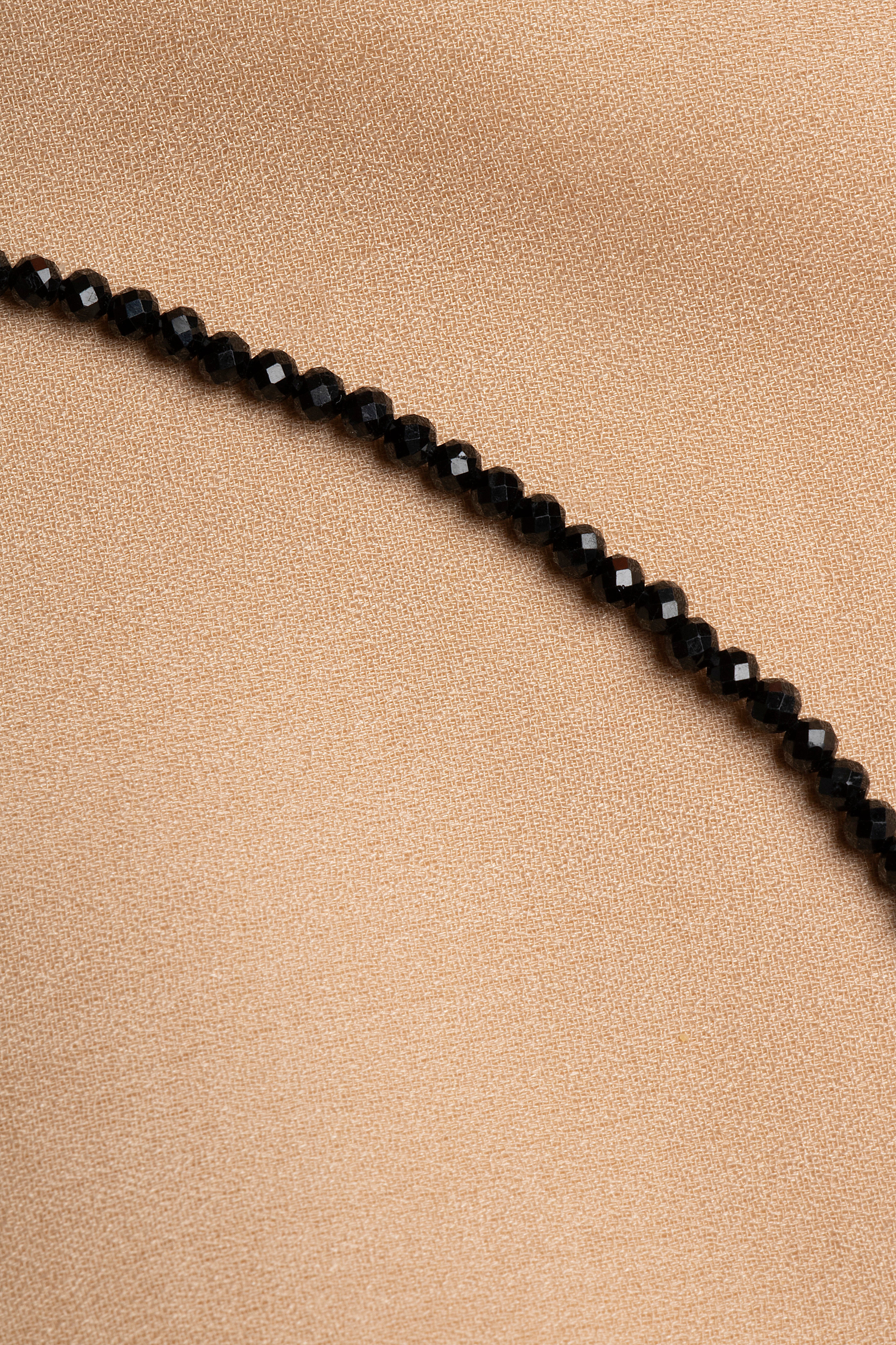 Laboratory Certified Spinel Natural Stone 925 Sterling Silver Necklace 3–4 mm