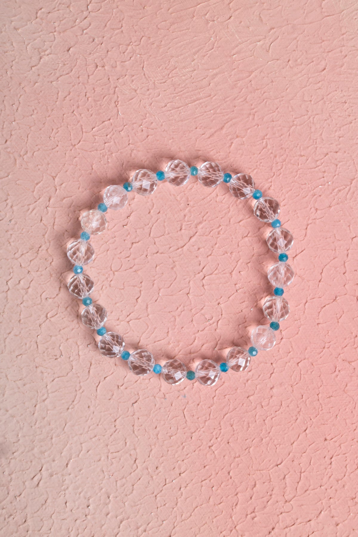 Laboratory Certified Amazonite & Crystal Quartz Natural Stone Bracelet