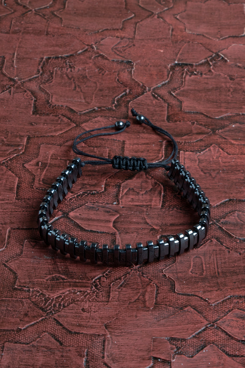 Laboratory Certified Hematite Natural Stone Bracelet