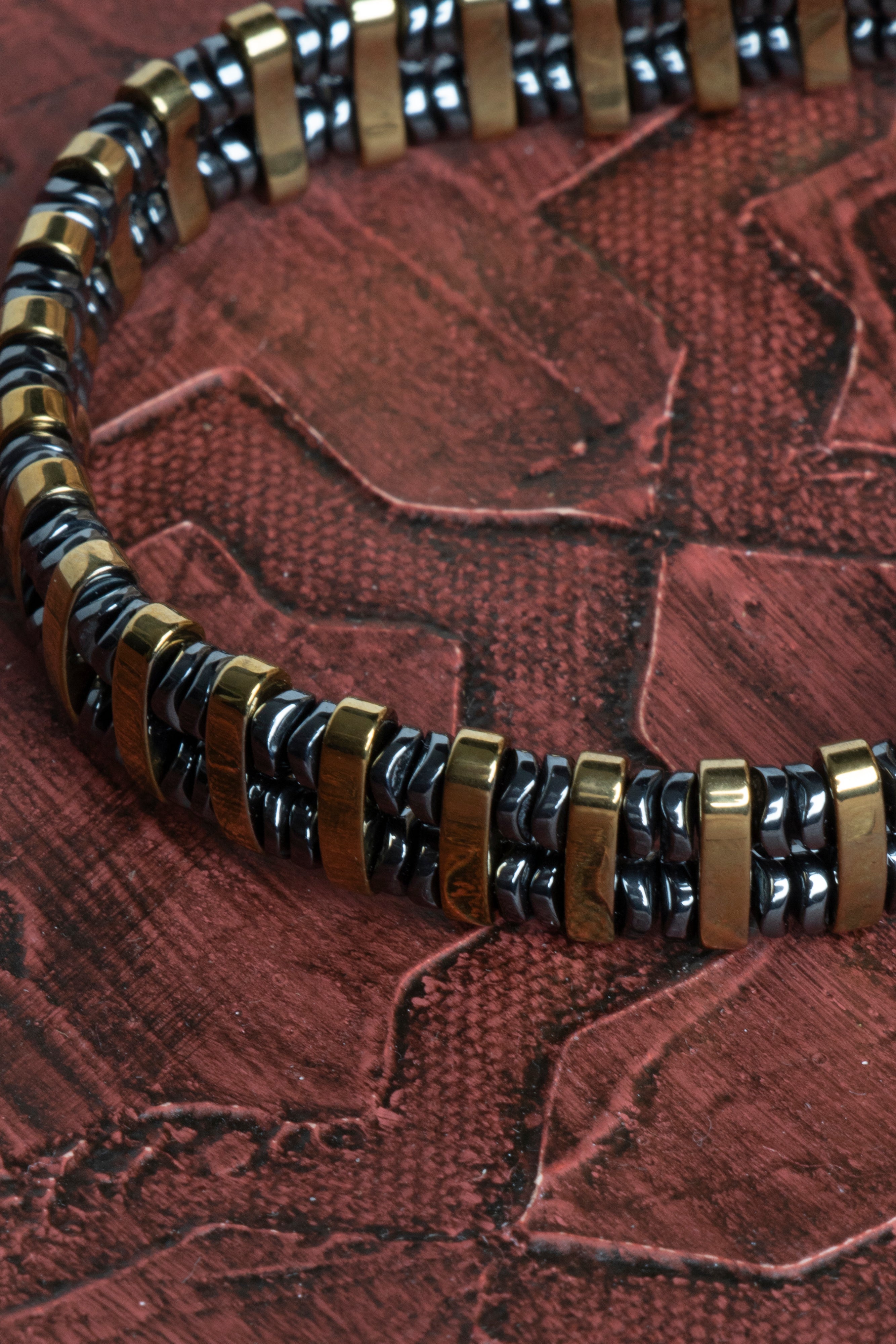 Laboratory Certified Hematite Natural Stone Bracelet