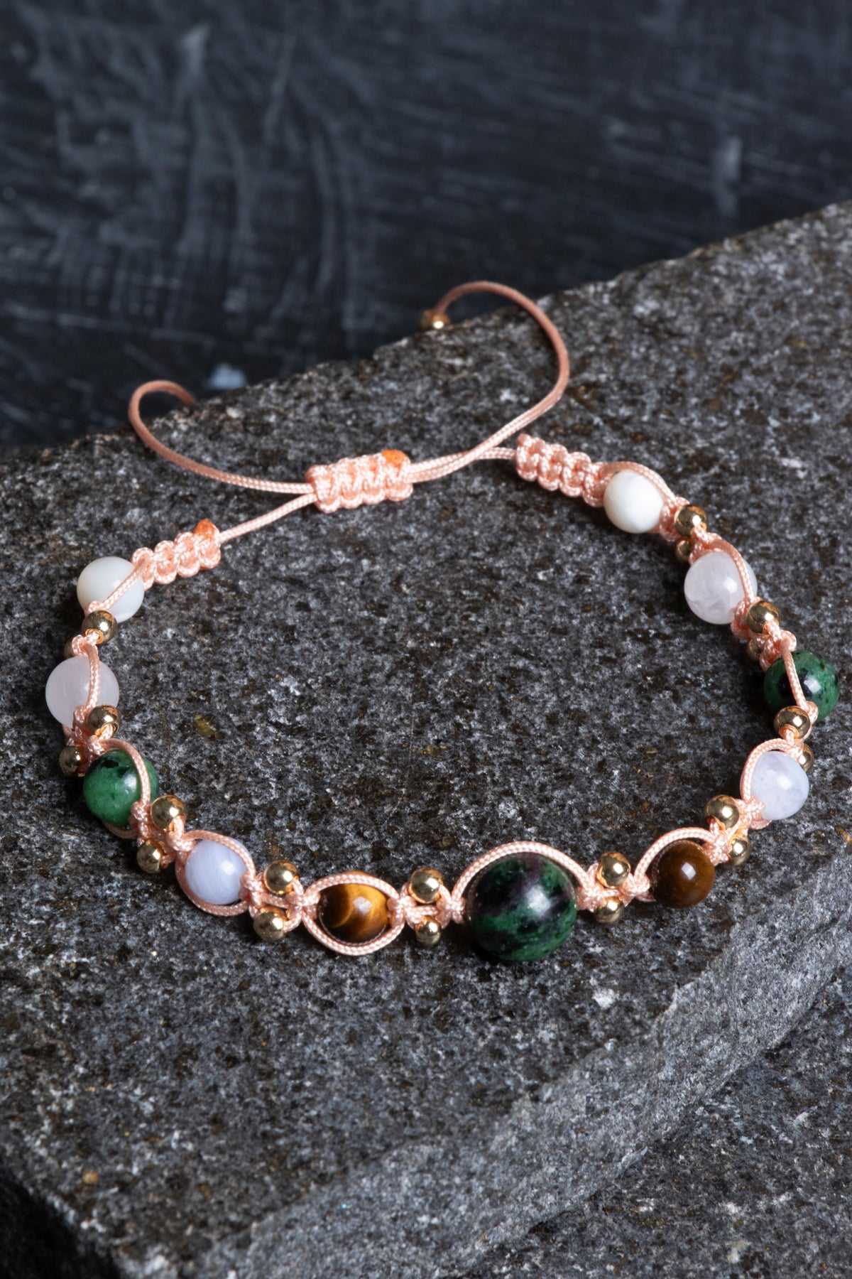Laboratory Certified Cancer Zodiac Natural Stone Bracelet