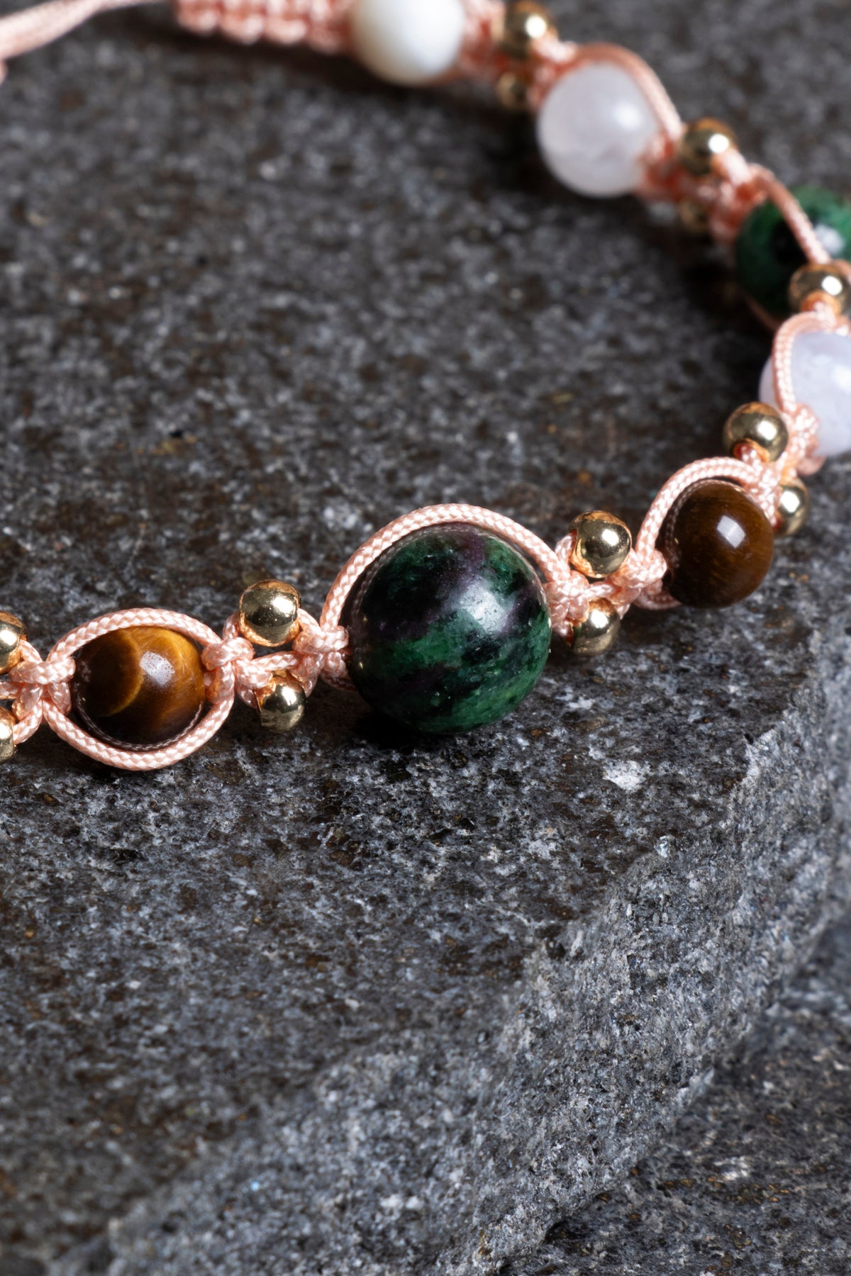 Laboratory Certified Cancer Zodiac Natural Stone Bracelet