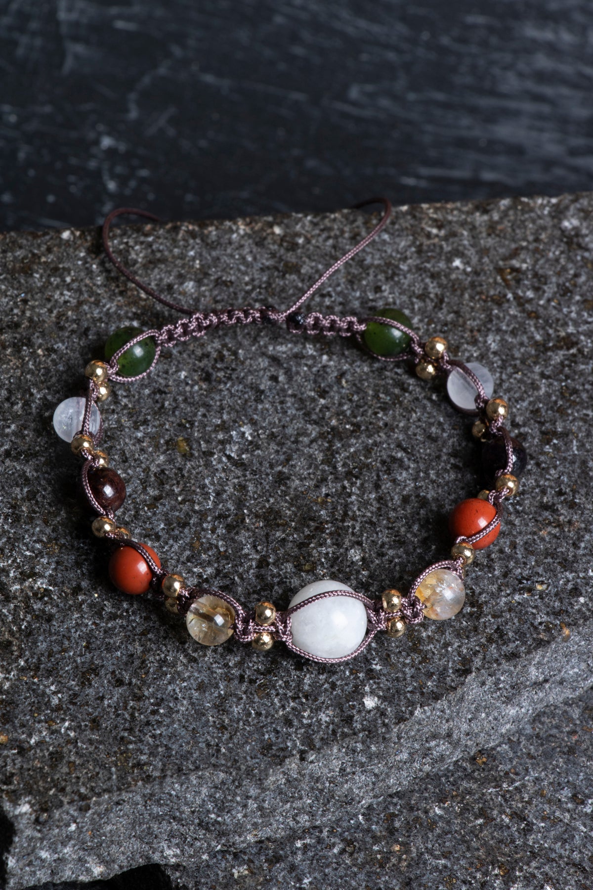 Laboratory Certified Scorpio Zodiac Natural Stone Bracelet