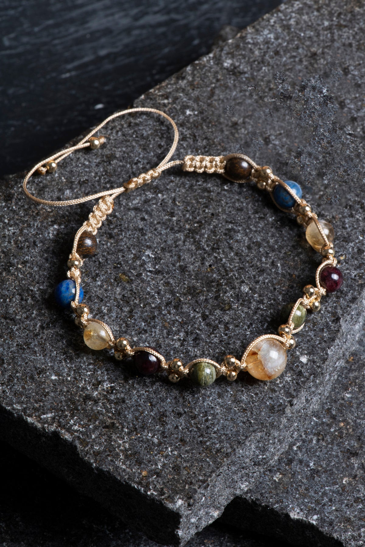 Laboratory Certified Leo Zodiac Natural Stone Bracelet