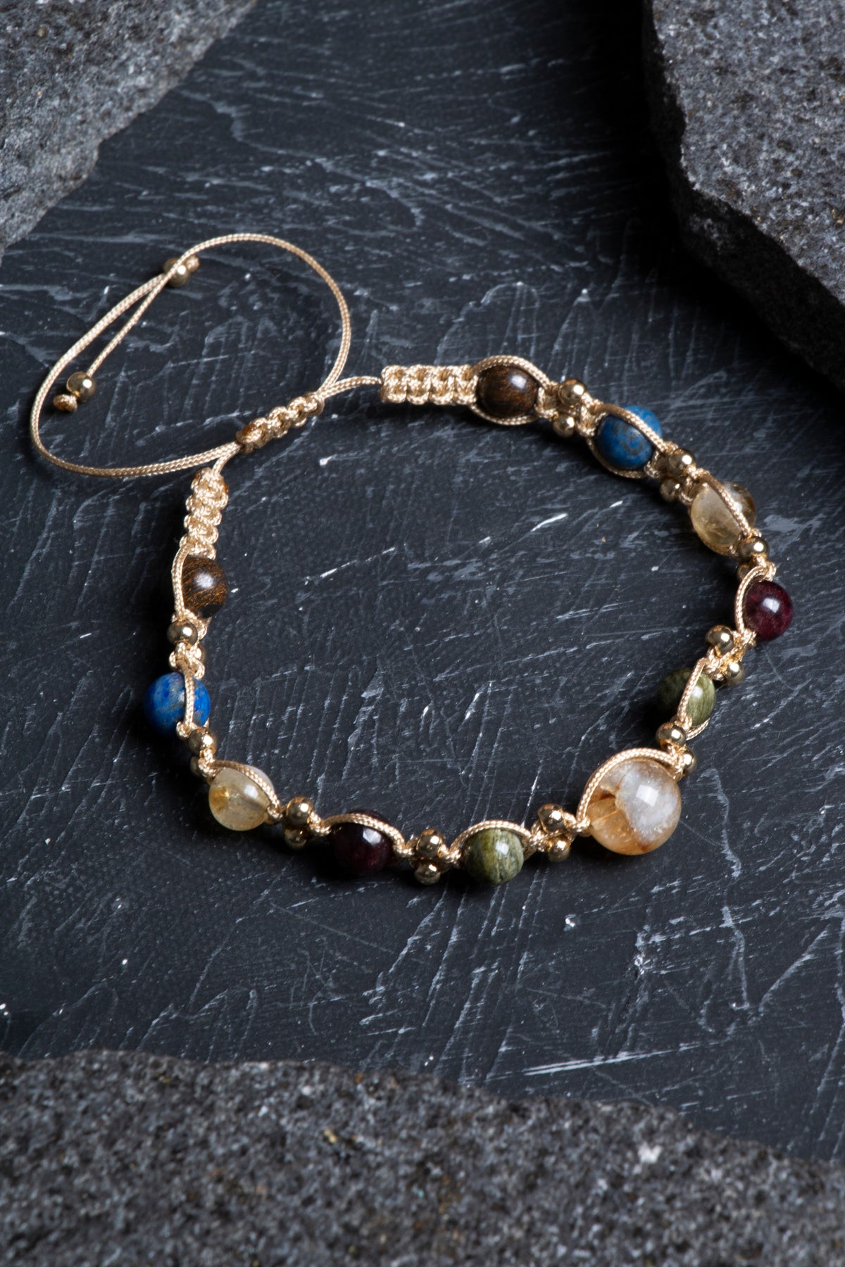 Laboratory Certified Leo Zodiac Natural Stone Bracelet