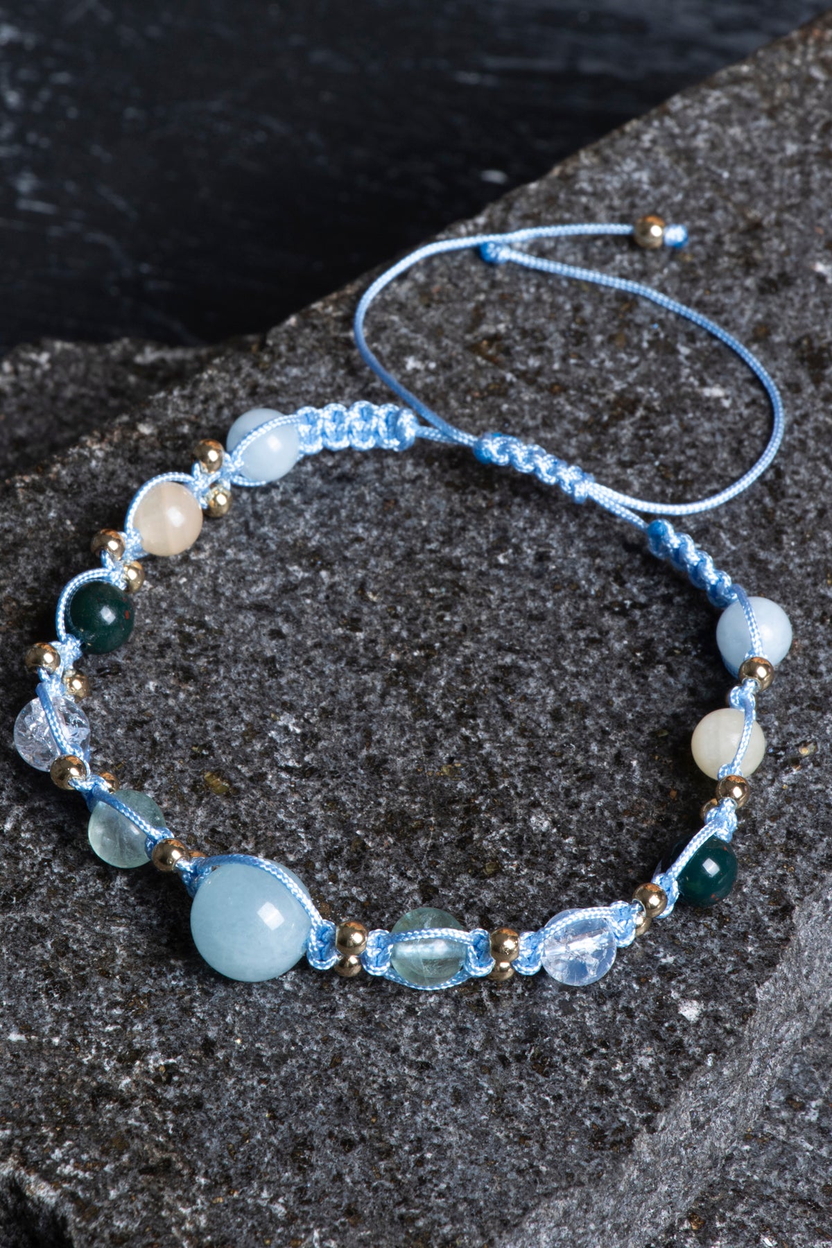 Laboratory Certified Pisces Zodiac Natural Stone Bracelet