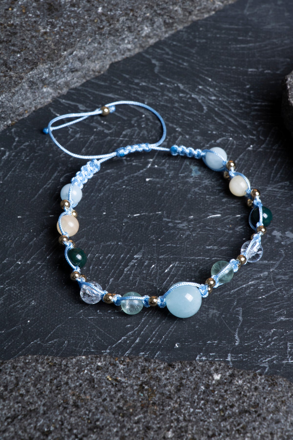 Laboratory Certified Pisces Zodiac Natural Stone Bracelet