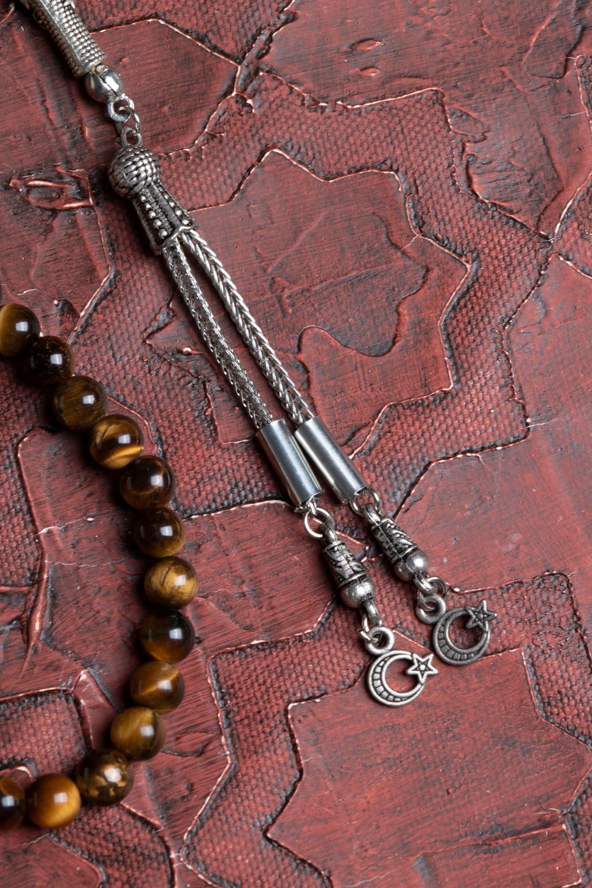 Laboratory Certified Tiger’s Eye Natural Stone Prayer Beads 99 Beads – 6 mm