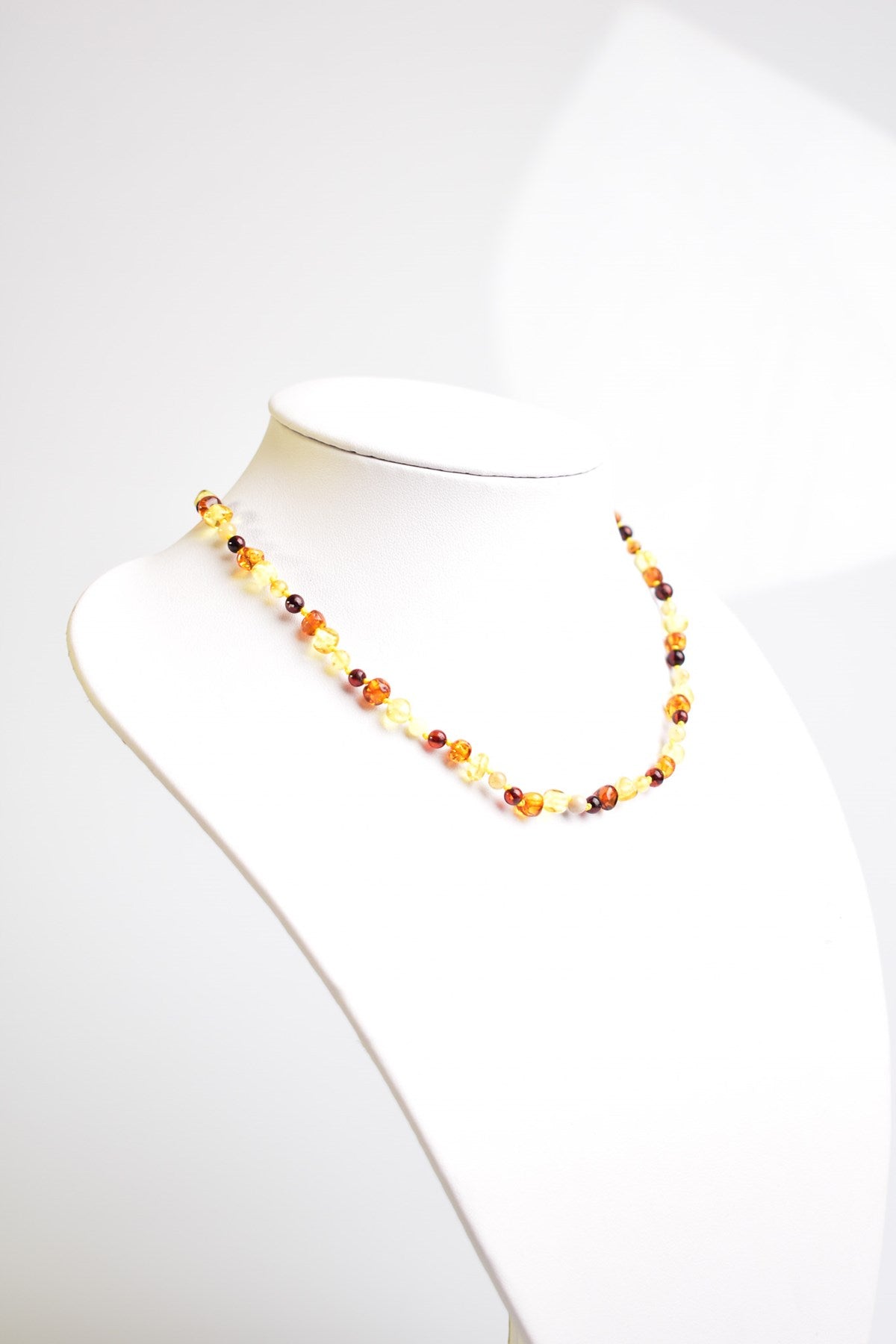 Laboratory Certified Natural Amber Baby Necklace & Bracelet Set