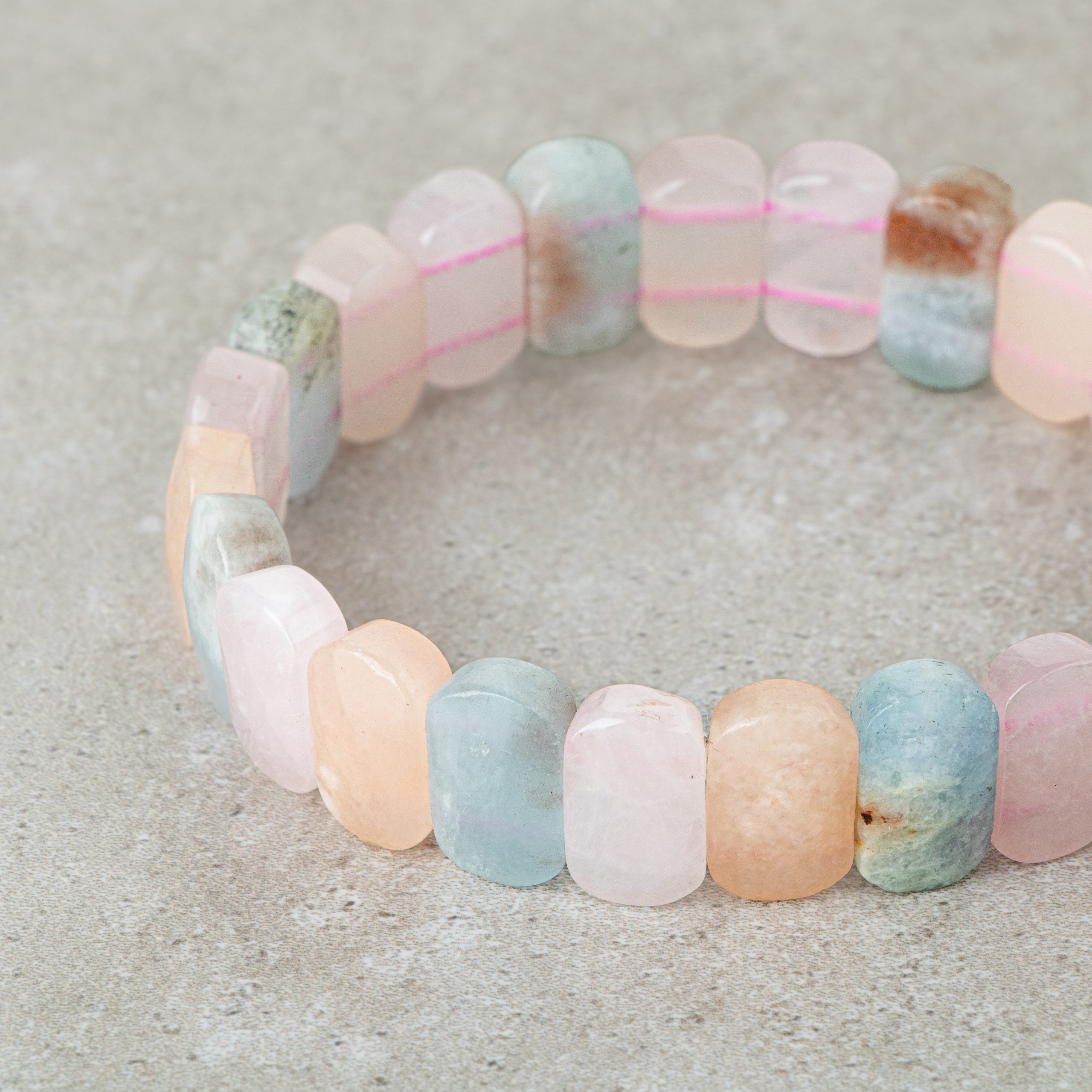 Certified Heliodor (Helidor) Wide Cut Natural Gemstone Bracelet