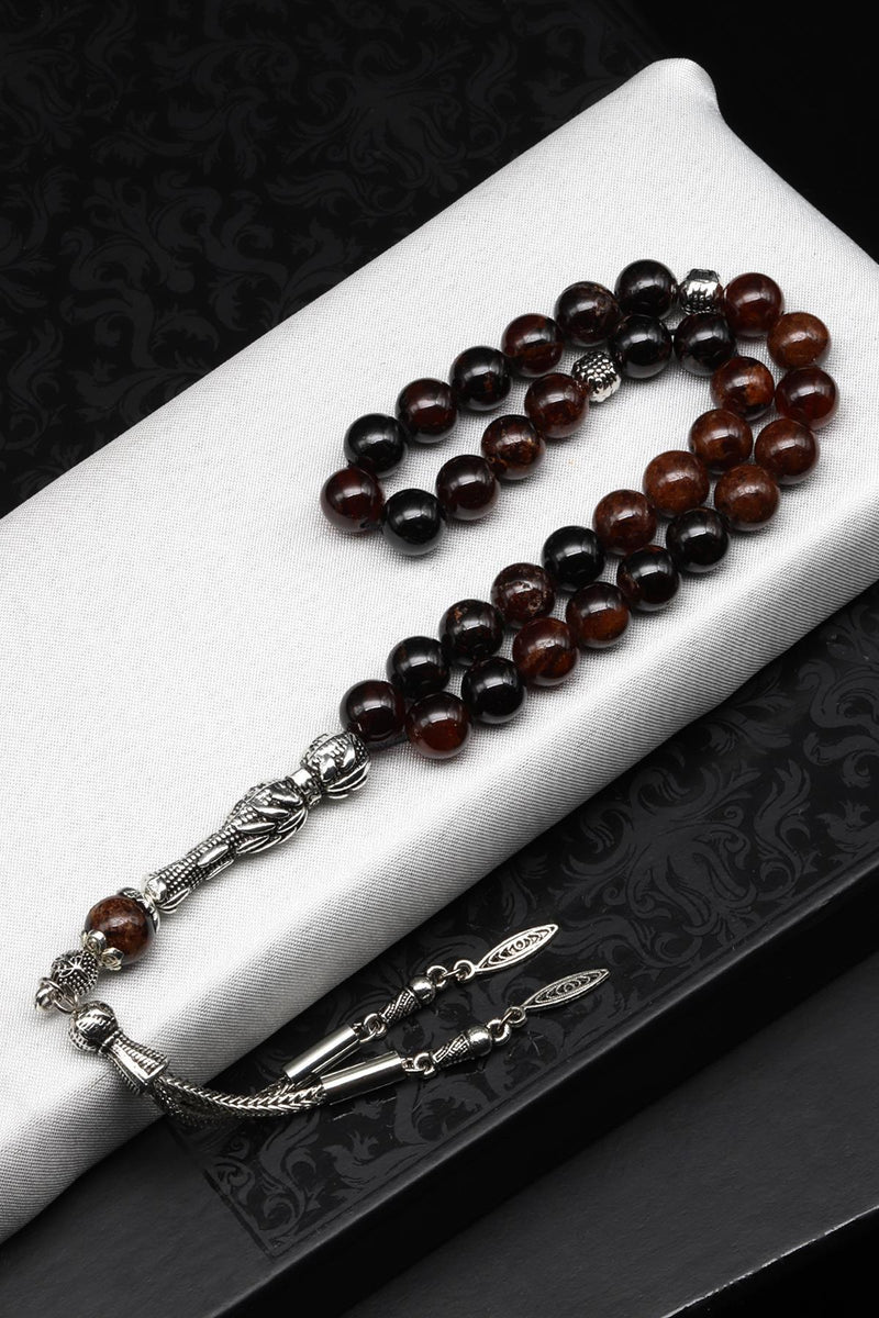 Laboratory Certified Garnet Natural Gemstone Prayer Beads 8 mm