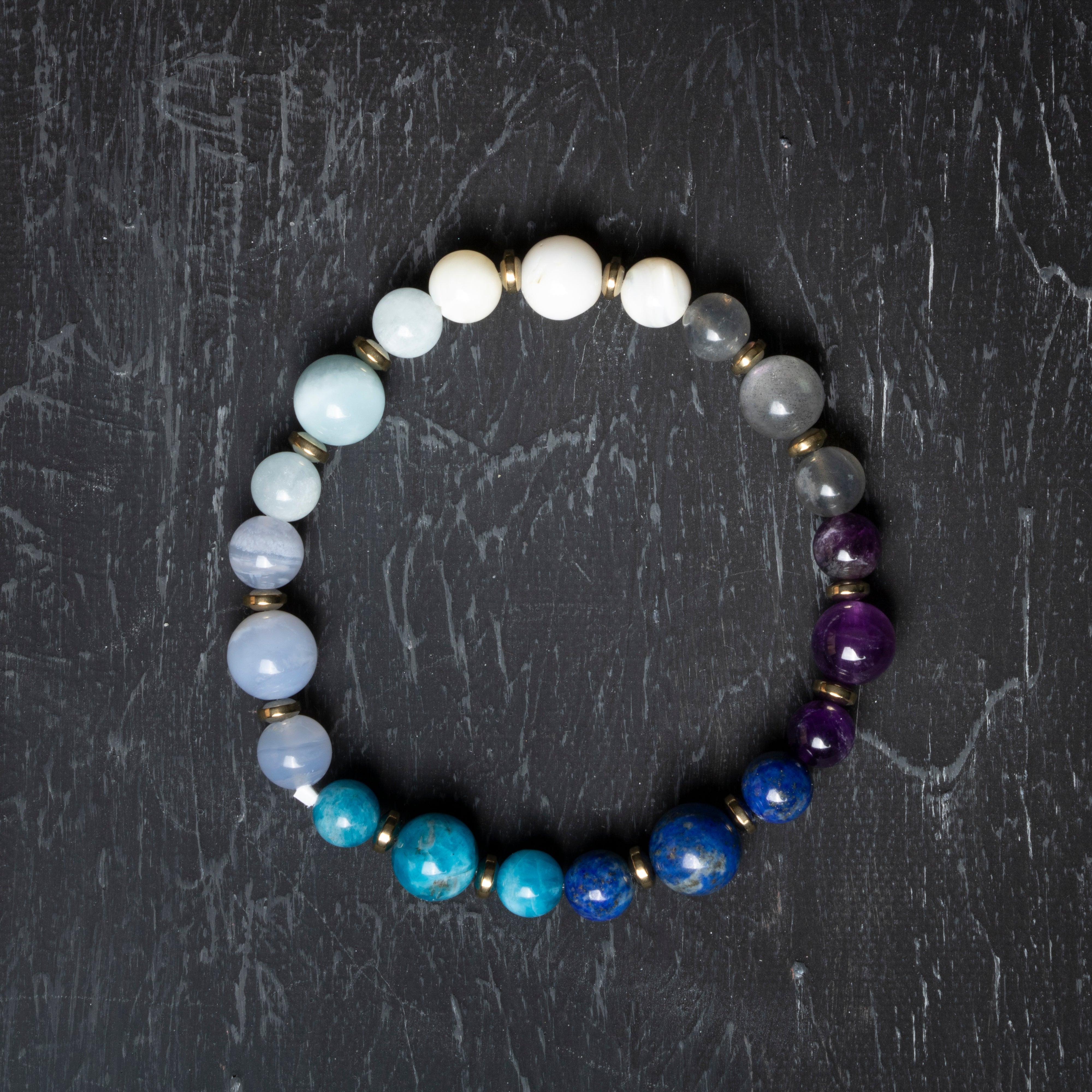 Osmanlı Doğal Taş Sertifikalı Yay Burcu Doğal Taş Bileklik