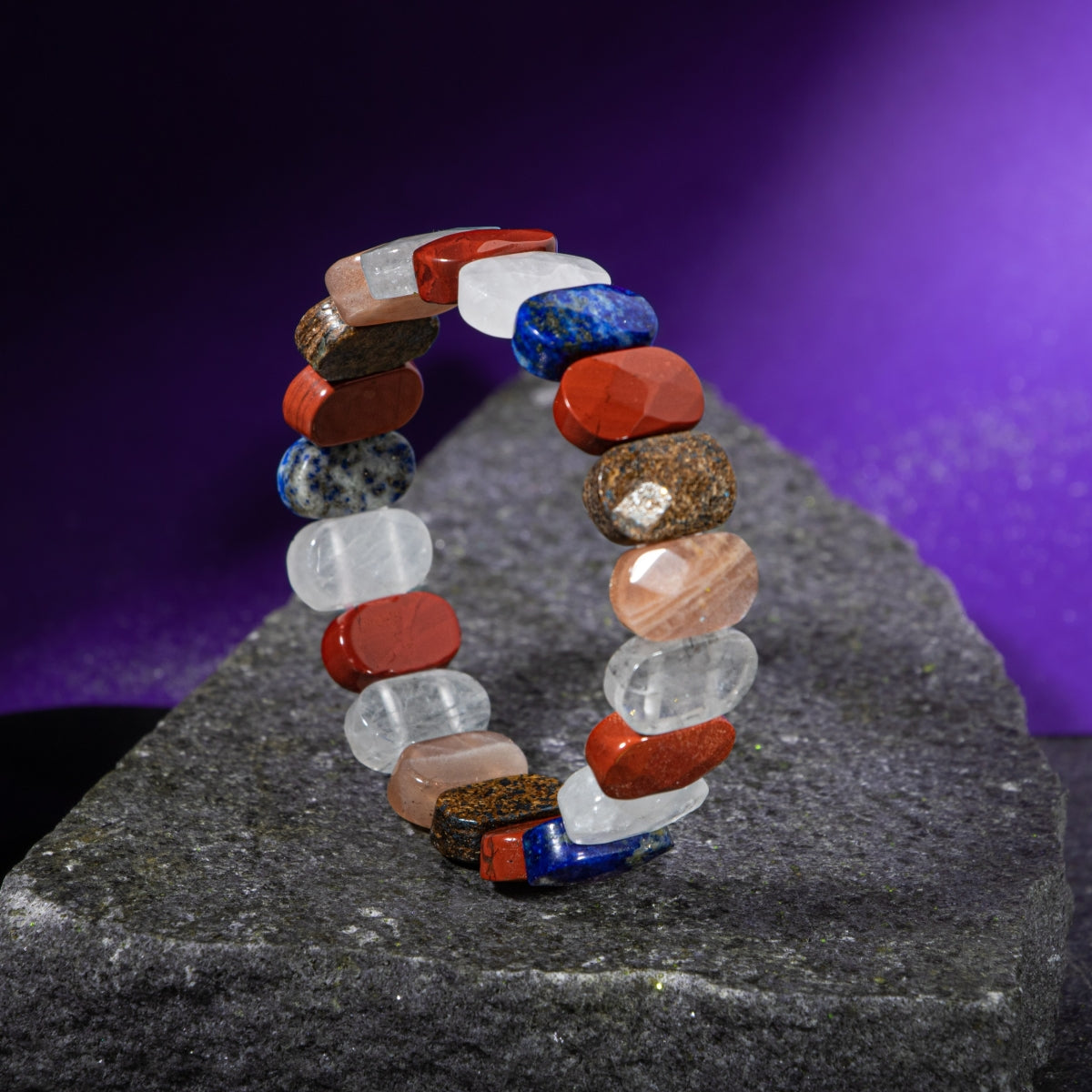 Laboratory Certified Sagittarius Zodiac Natural Stone Bracelet