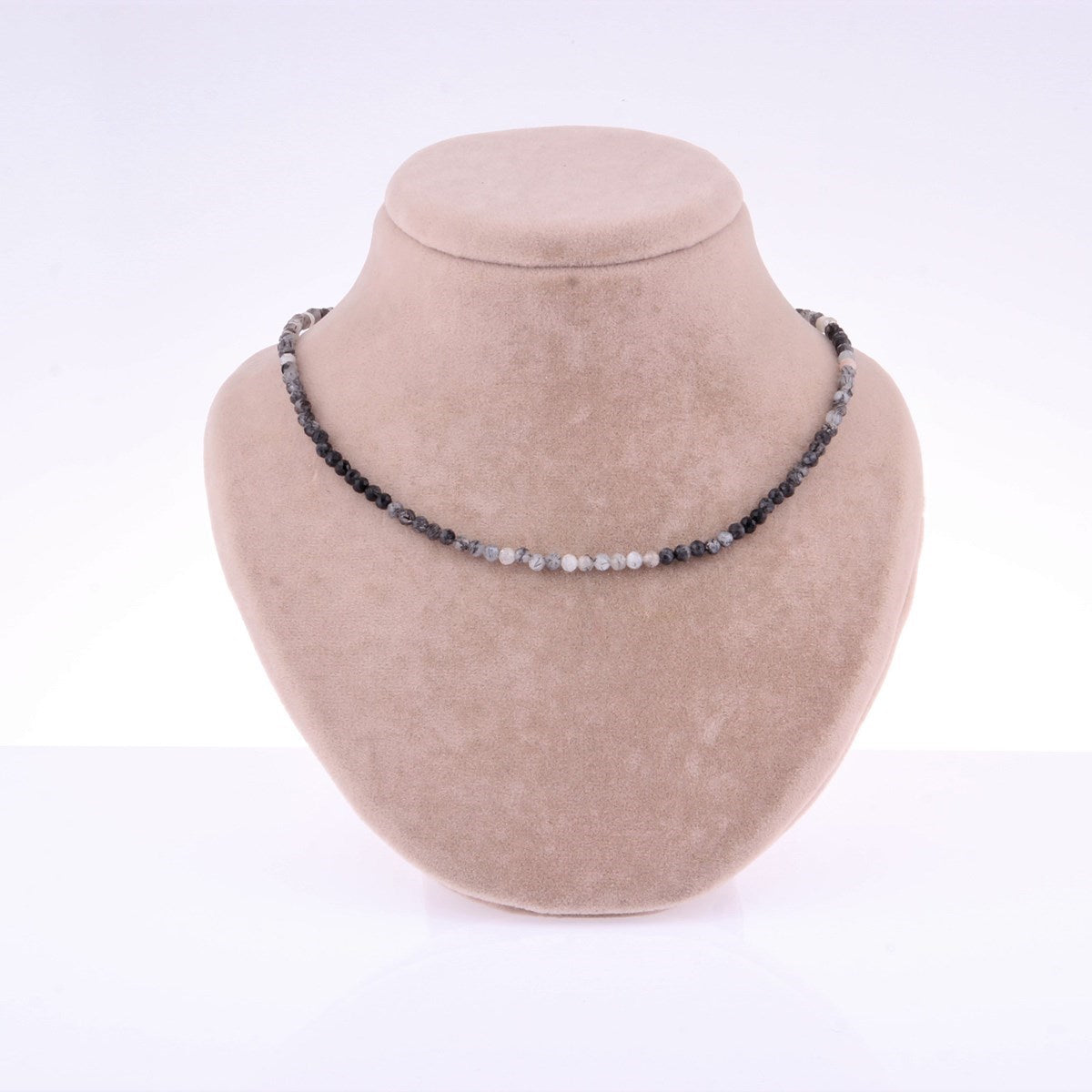 Laboratory Certified Rutilated Quartz Natural Stone Necklace 3 mm