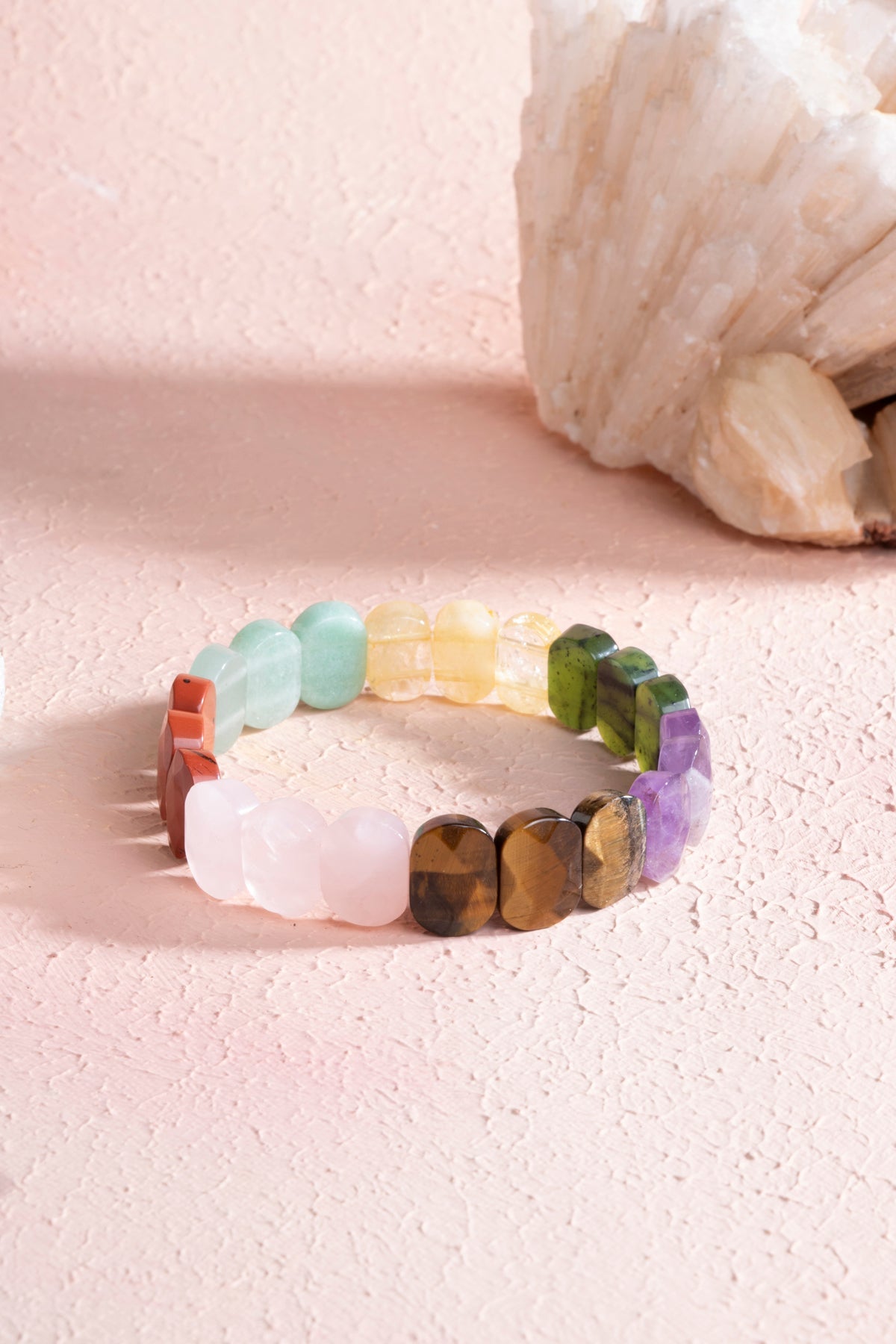 Sertifikalı 7 Çakra Doğal Taş Bileklik