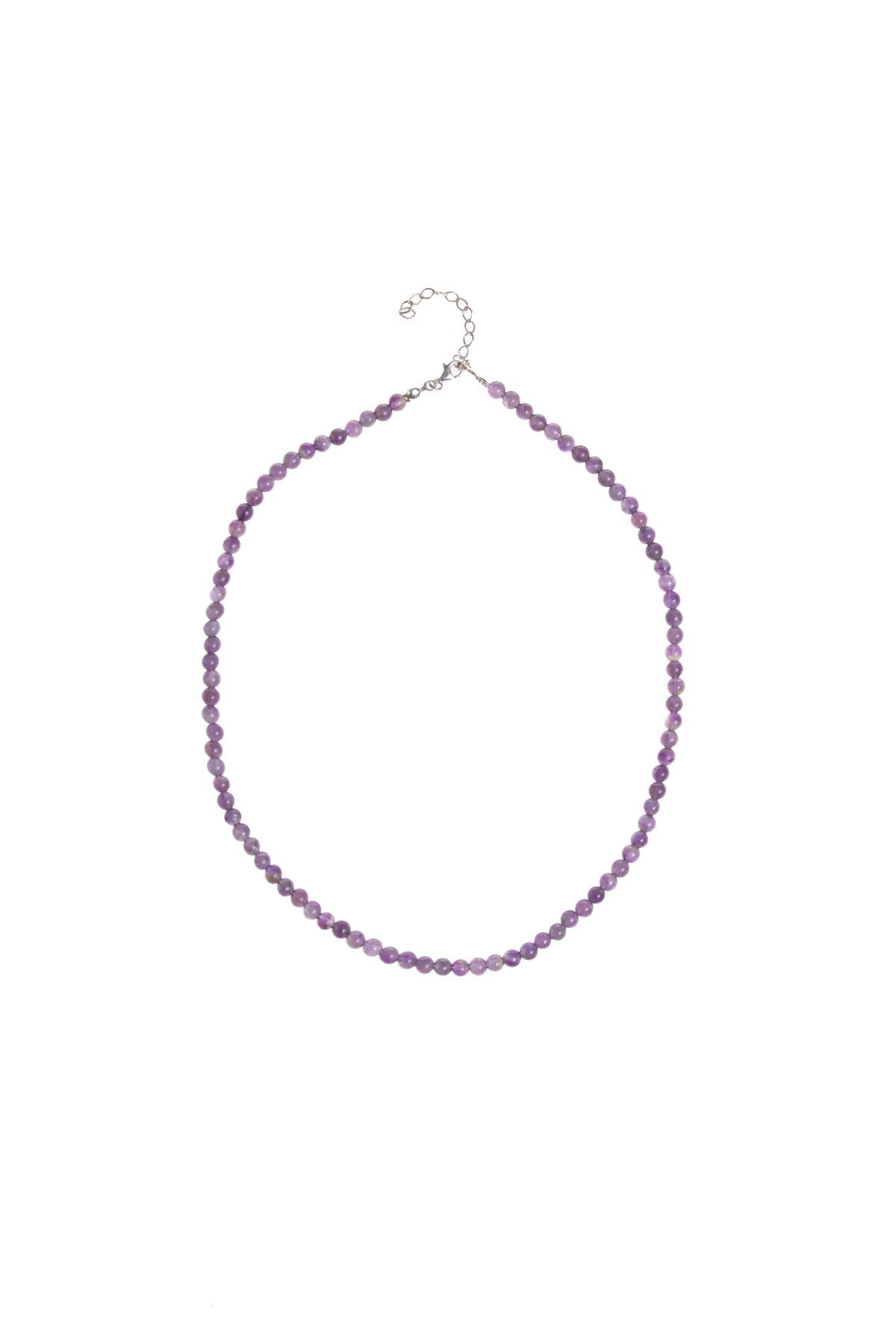 Sertifikalı Ametist  Doğal Taş Kolye 