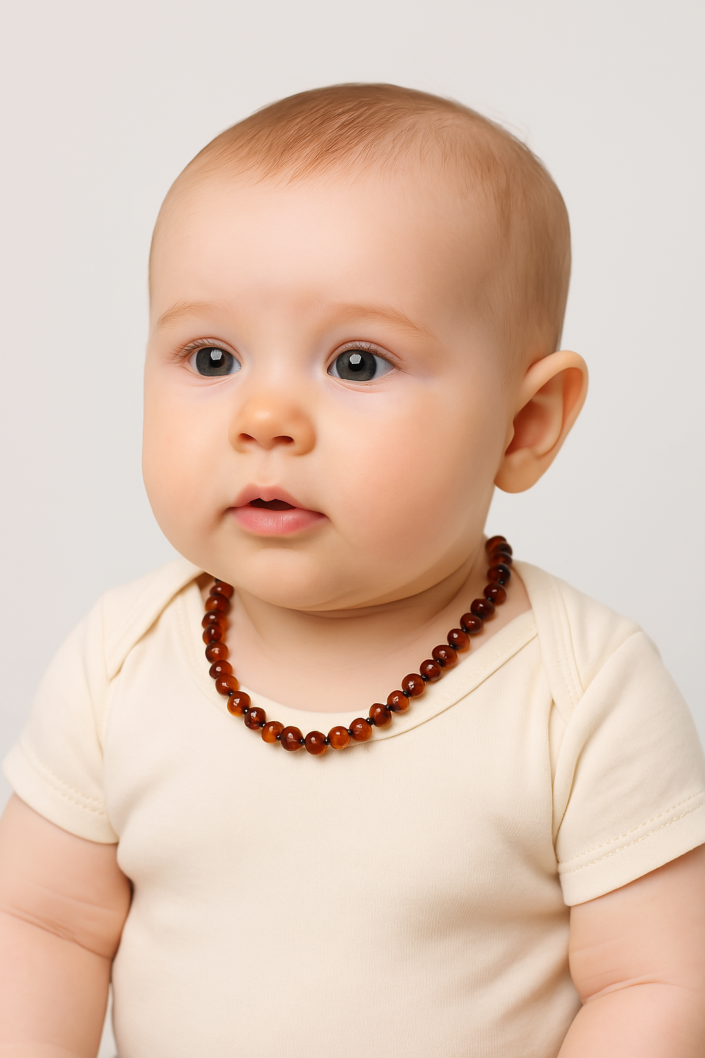 Laboratory Certified Natural Drop Amber Baby Necklace