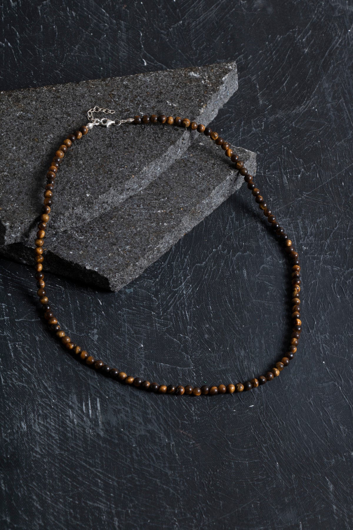 Sertifikalı Kaplan Gözü Doğal Taş Kolye