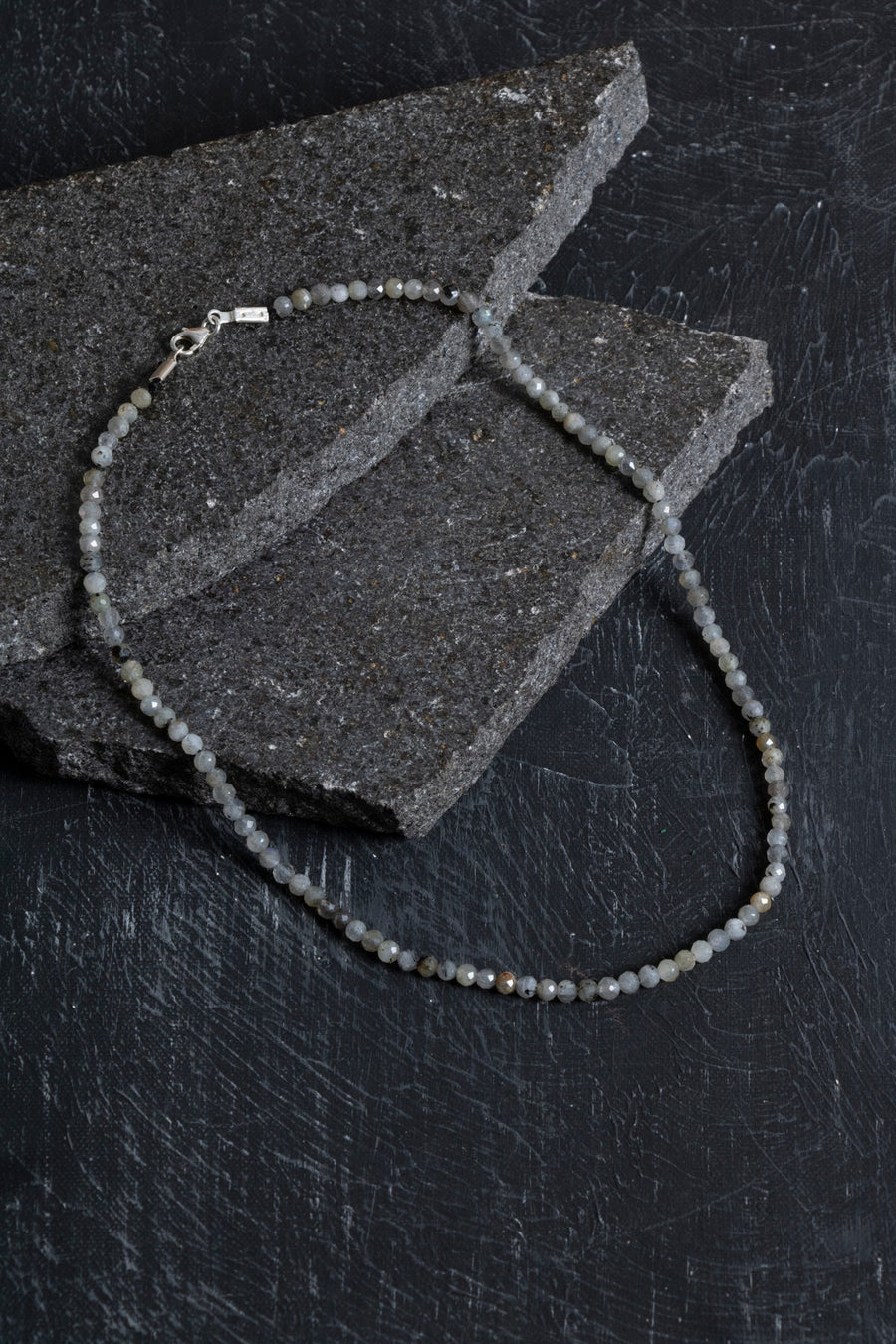 Laboratory Certified Labradorite Natural Stone Necklace